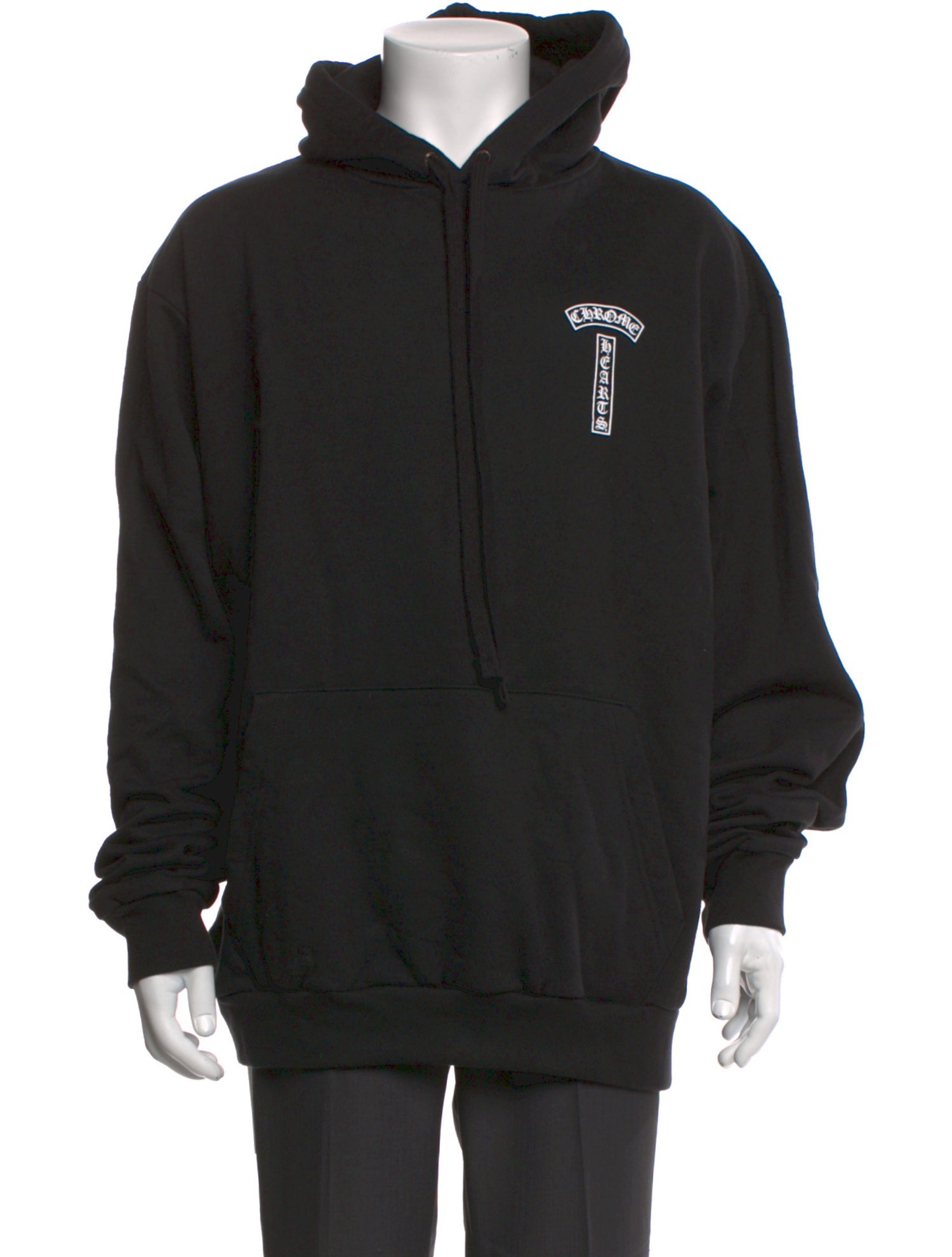 Chrome Hearts T-Bar Logo Graphic Print Hoodie