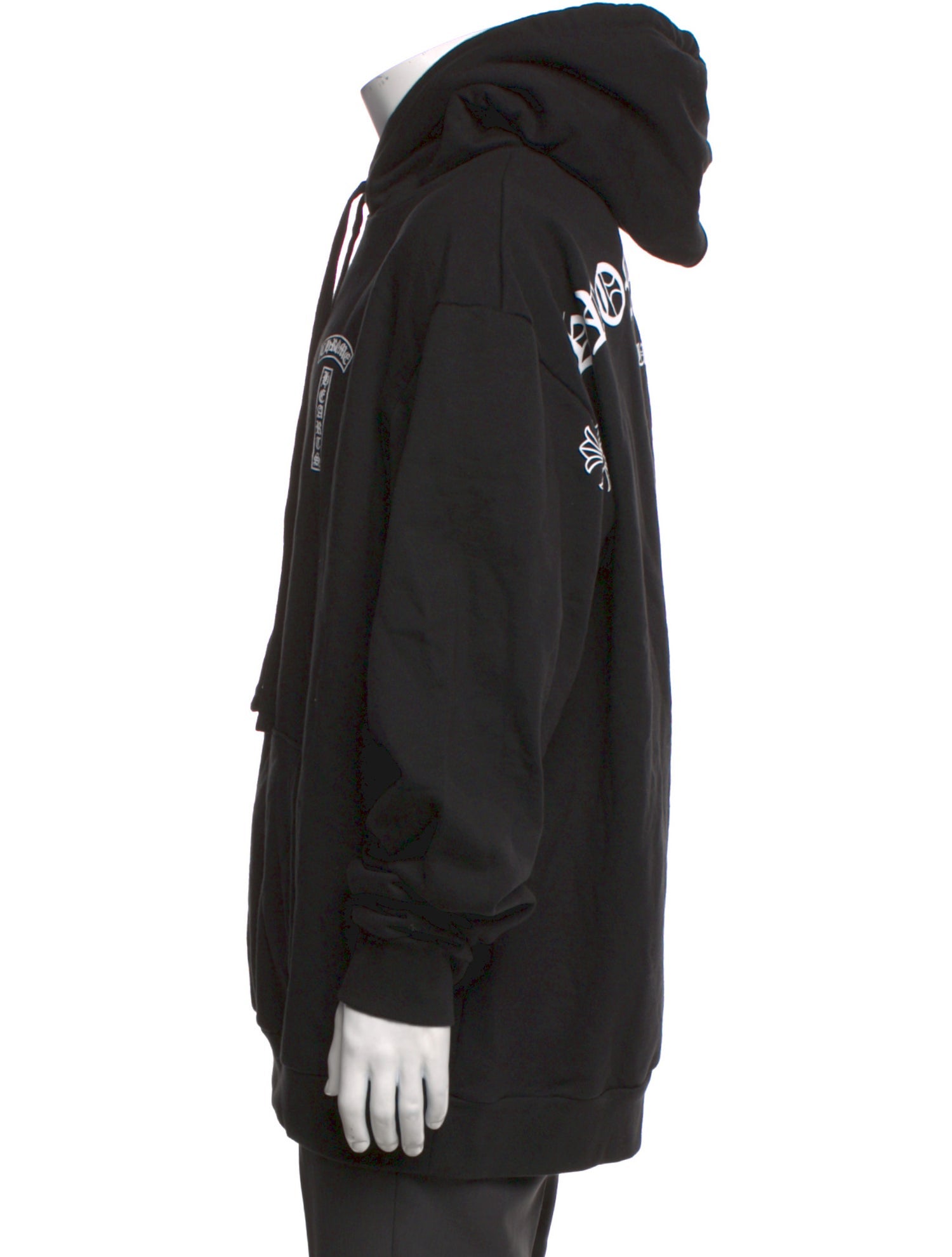 Chrome Hearts T-Bar Logo Graphic Print Hoodie