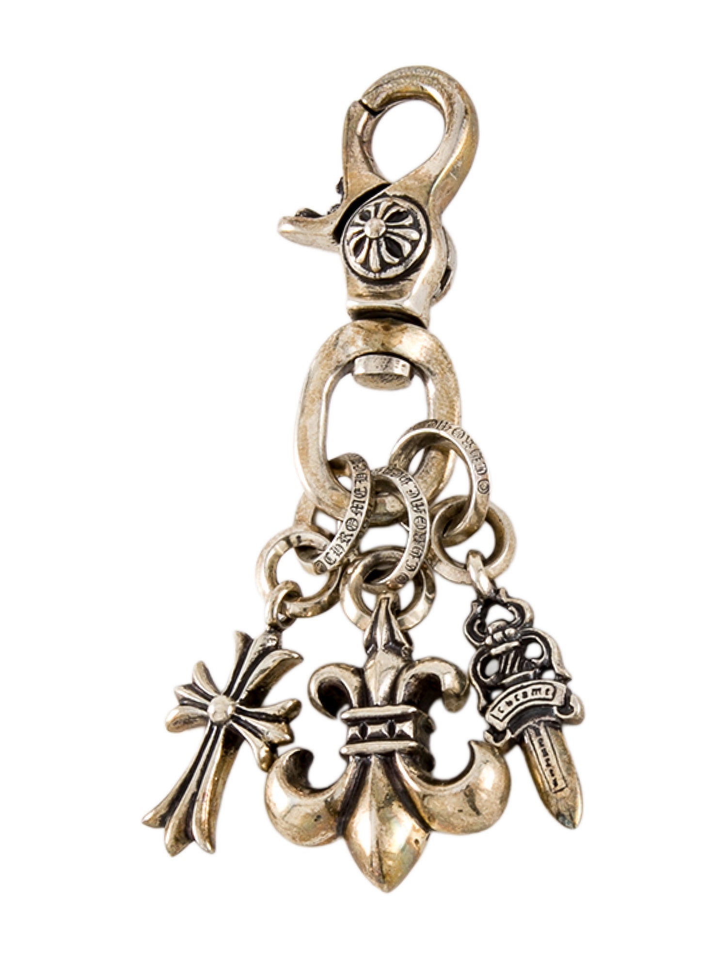 Chrome Hearts Multi-charm Keychain