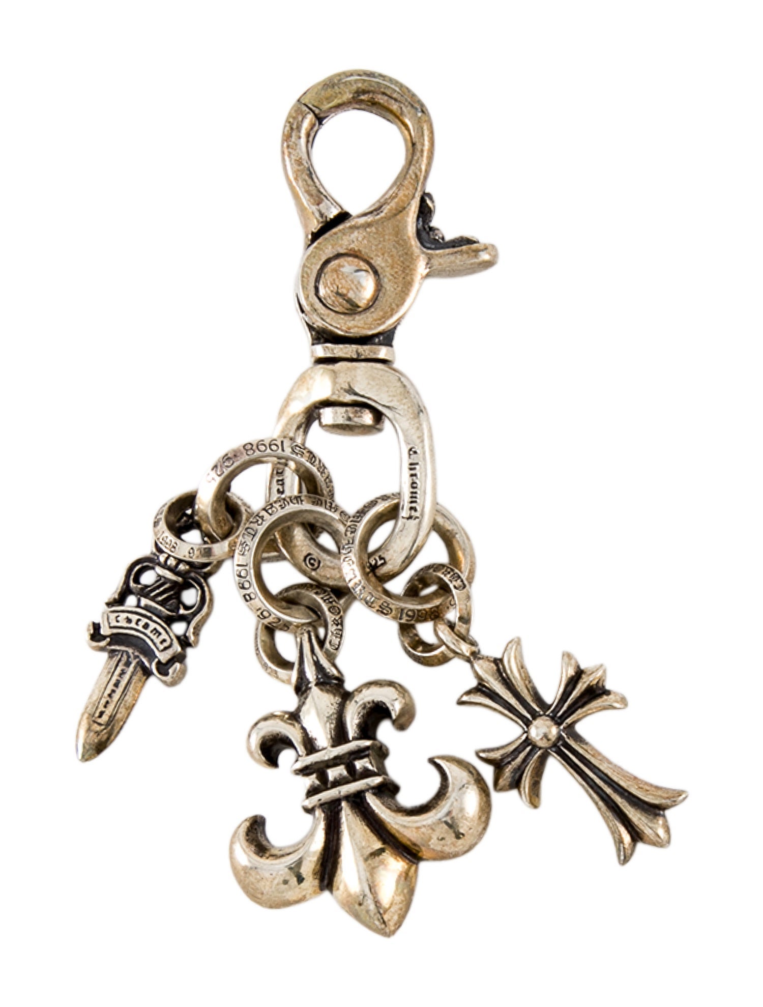 Chrome Hearts Multi-charm Keychain