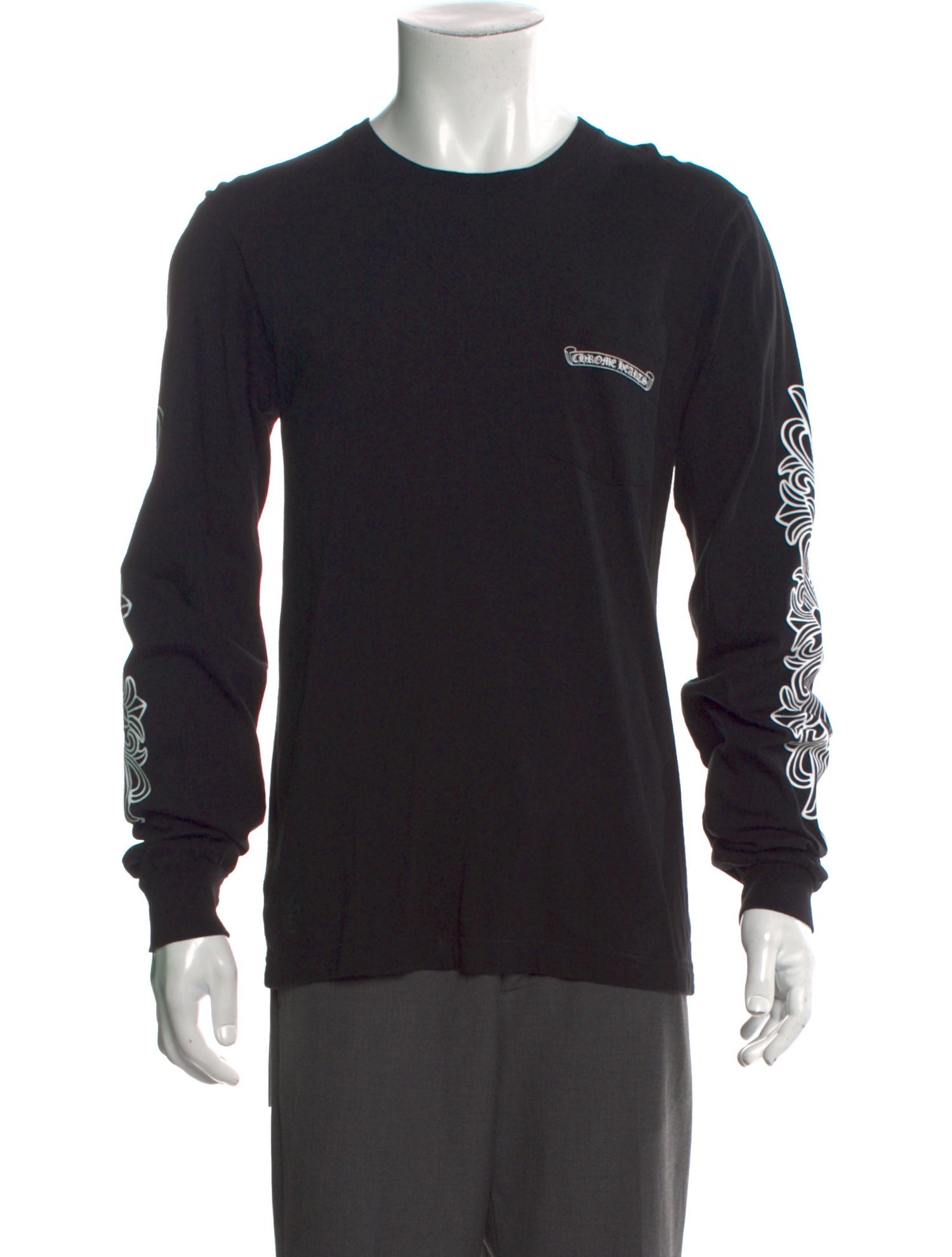 Chrome Hearts Graphic Print Crew Neck T-Shirt