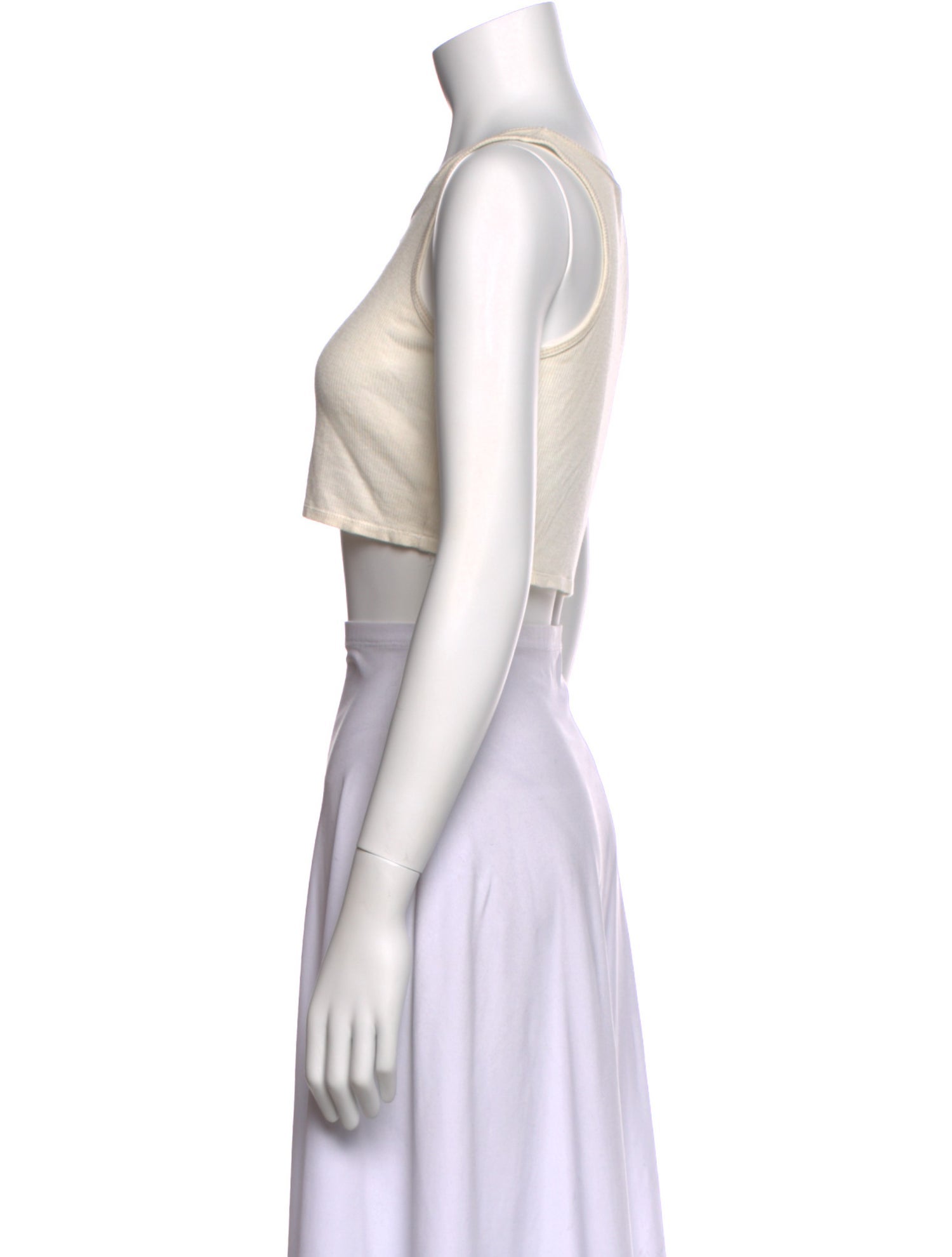 Chrome Hearts Dagger Crew Neck Crop Top