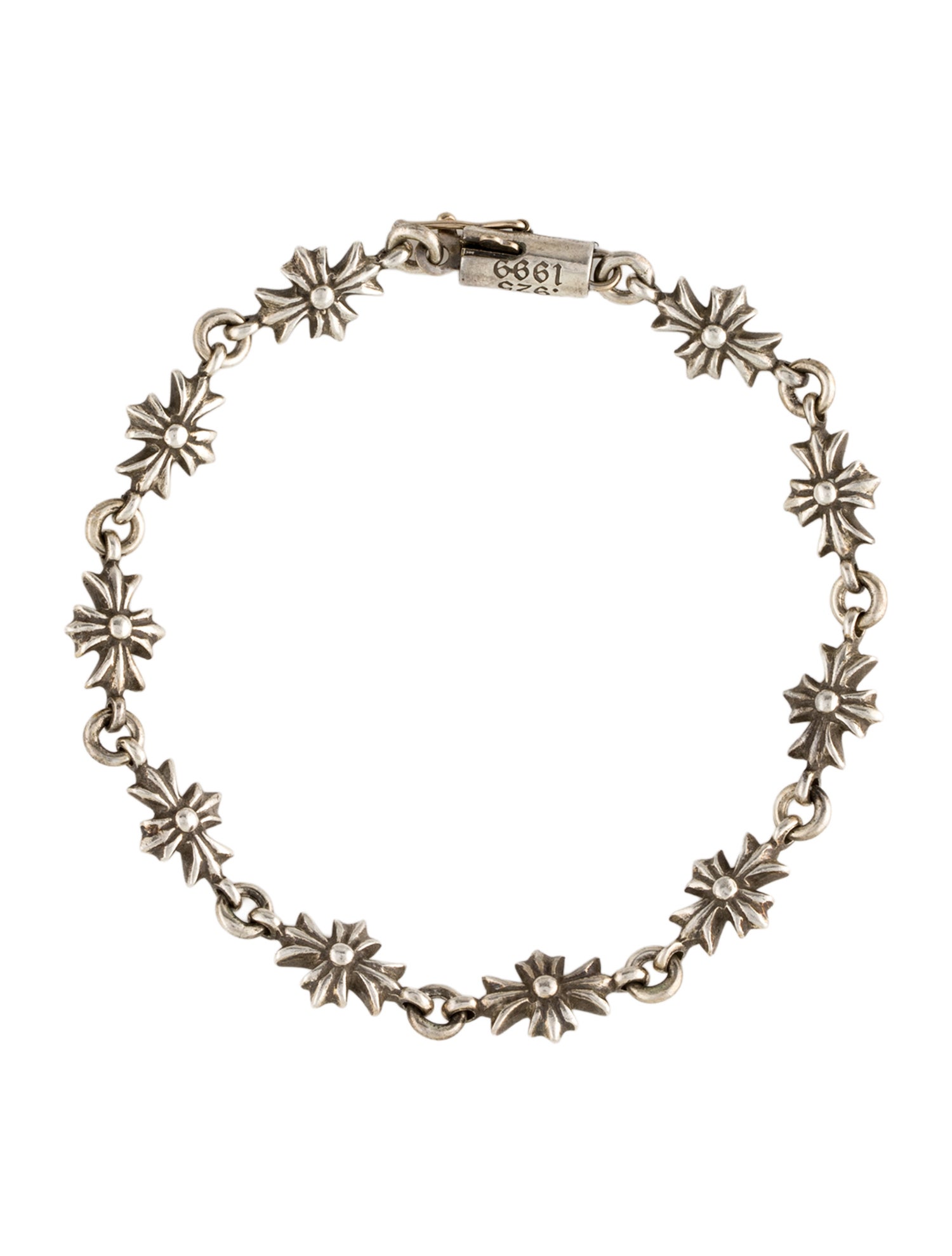 Chrome Hearts Tiny E CH Plus Cross Bracelet