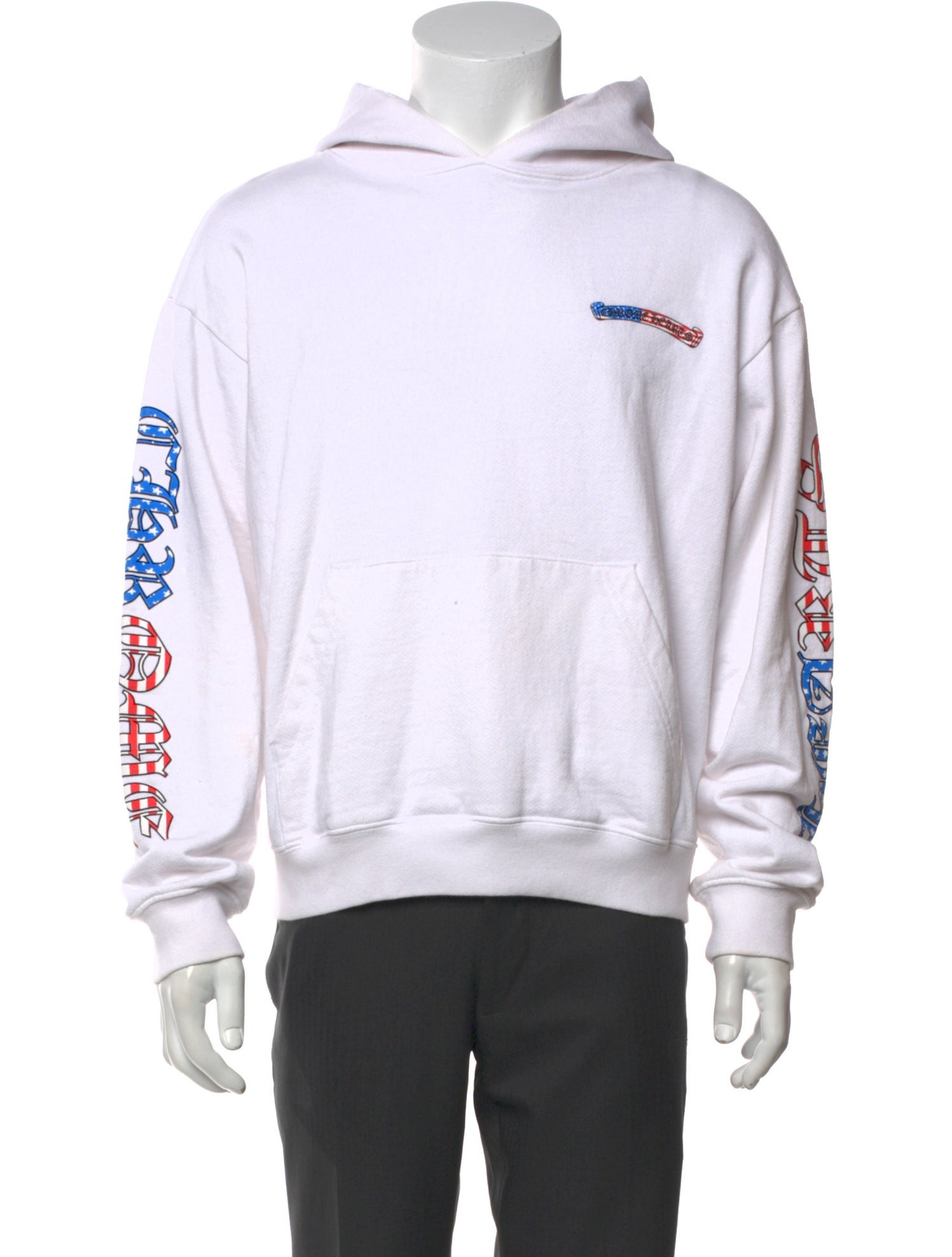 Chrome Hearts x Matty Boy 'American Flag' Graphic Print Hoodie