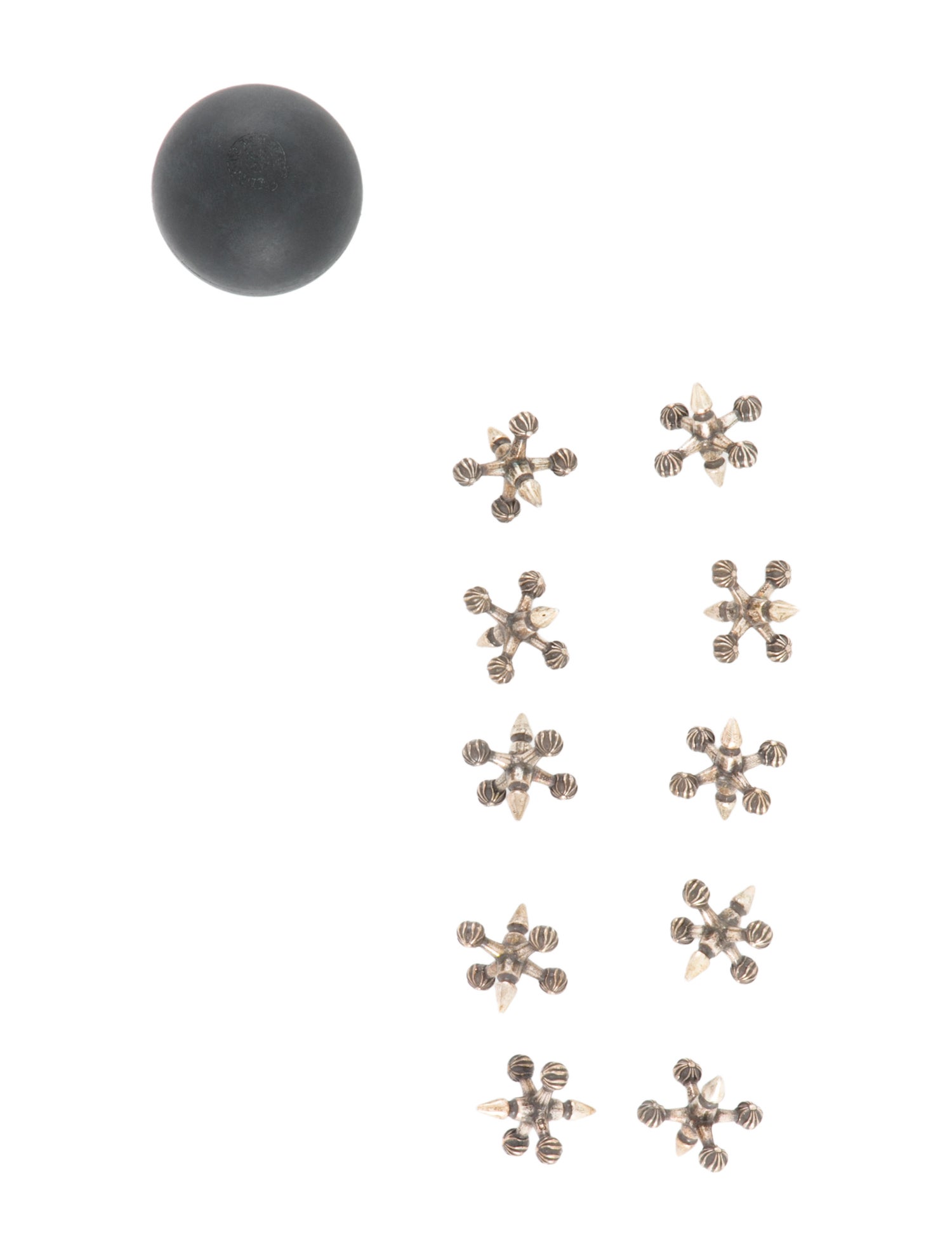 Chrome Hearts 11-Piece Sterling Jacks Game Set