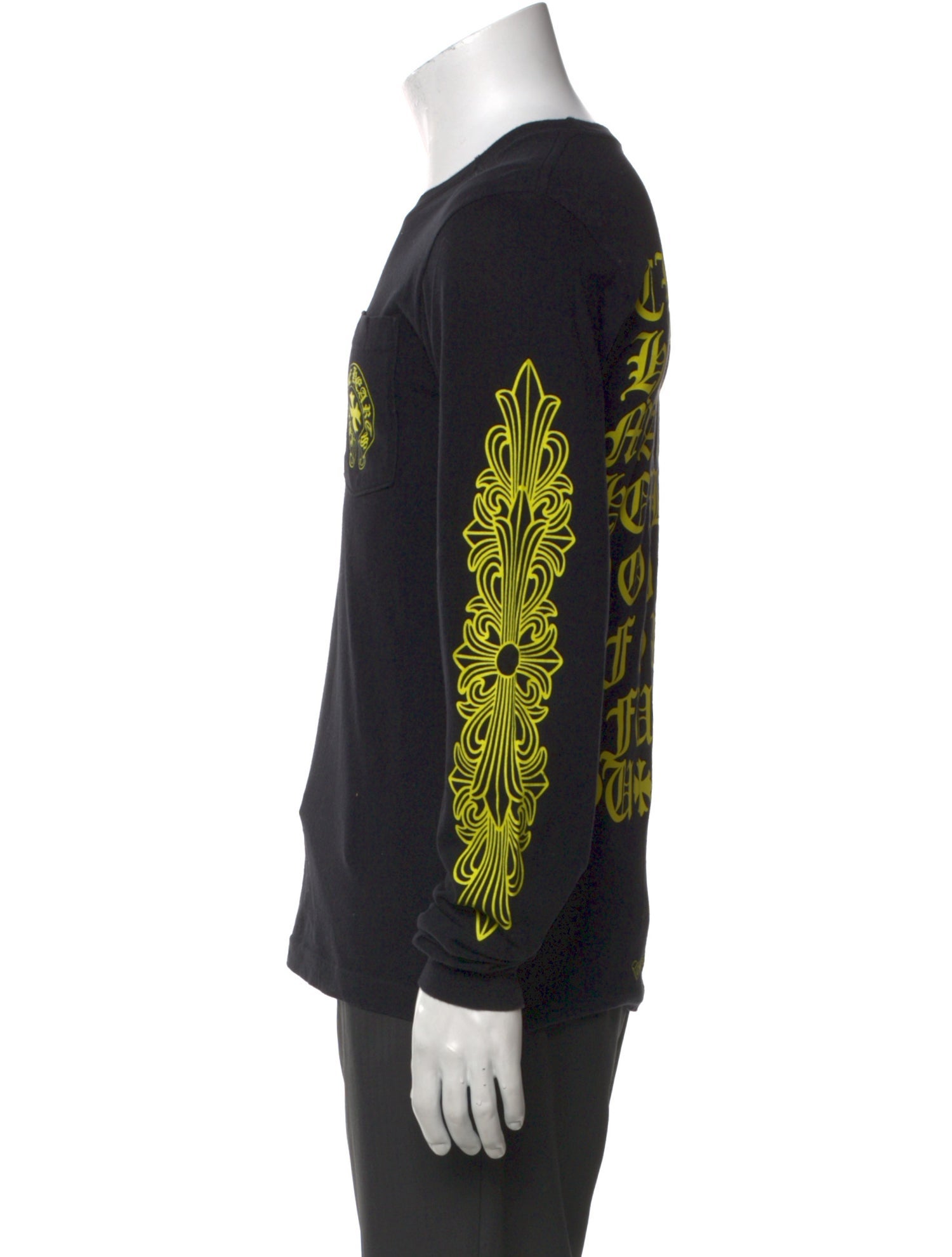 Chrome Hearts Made In Hollywood Logo Graphic Print T-Shirt