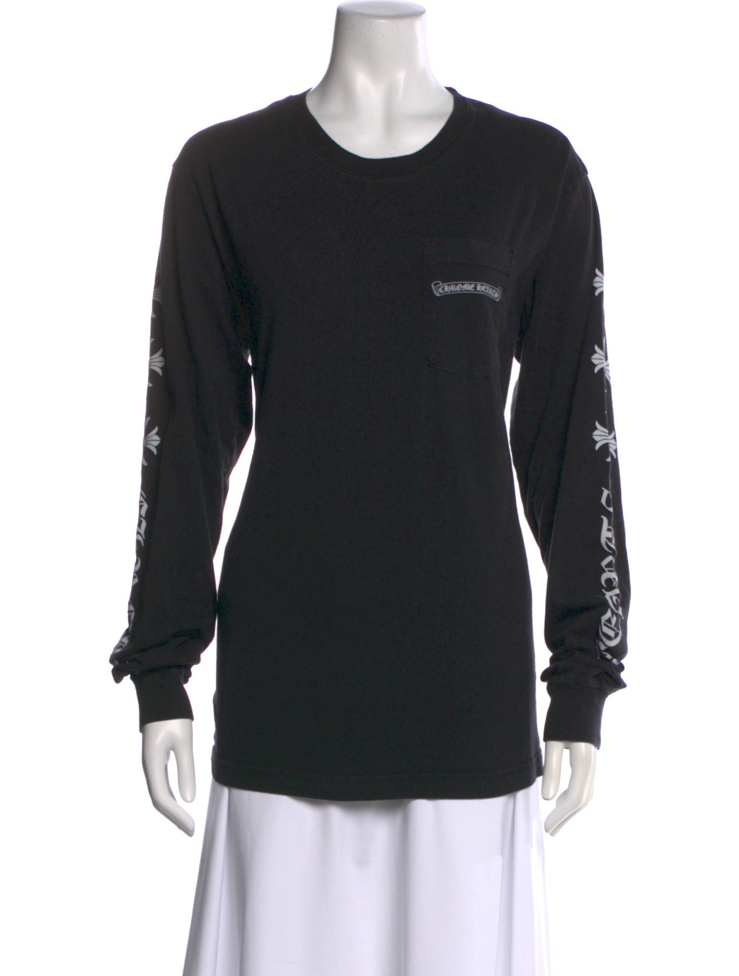 Chrome Hearts Graphic Print Crew Neck T-Shirt