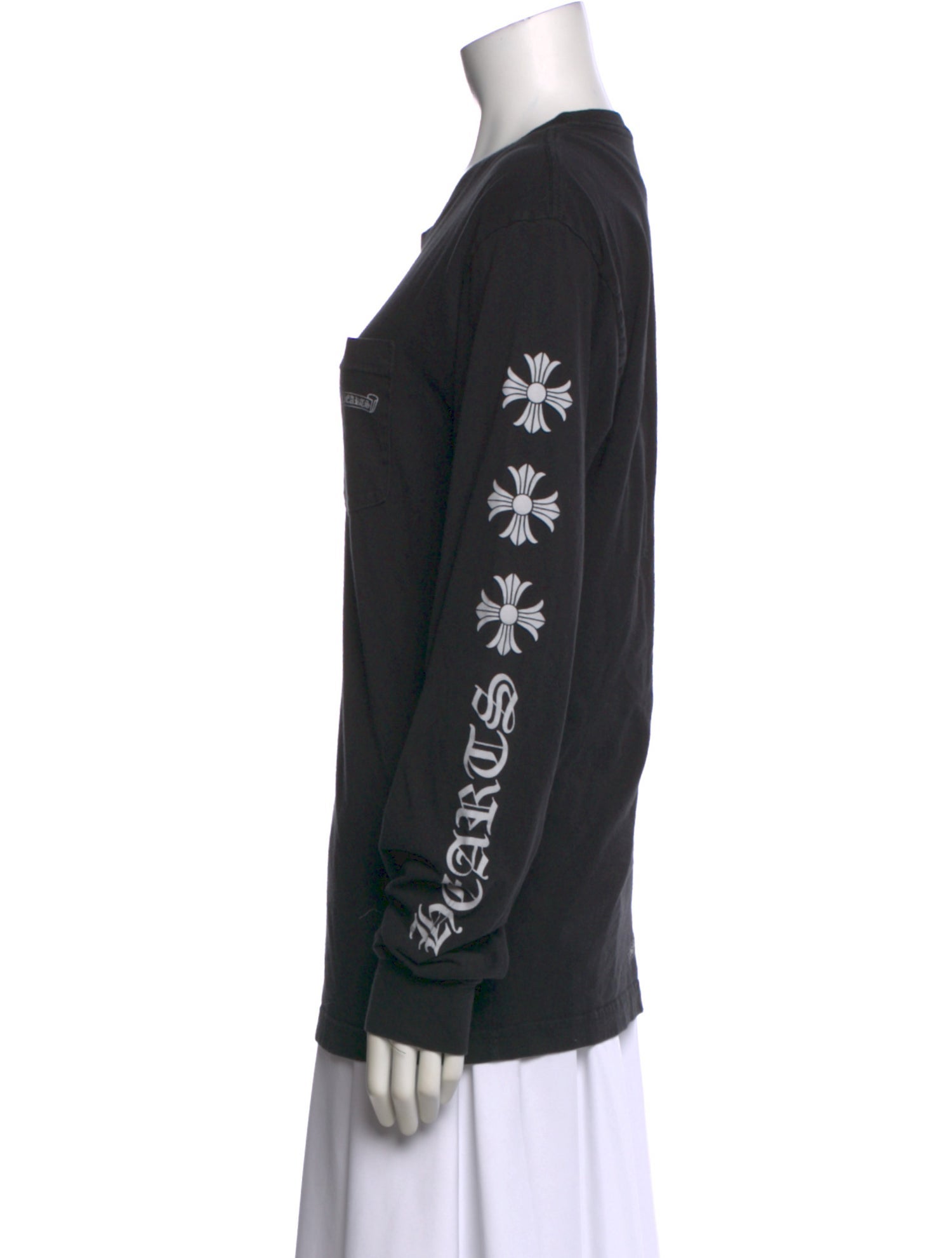 Chrome Hearts Graphic Print Crew Neck T-Shirt