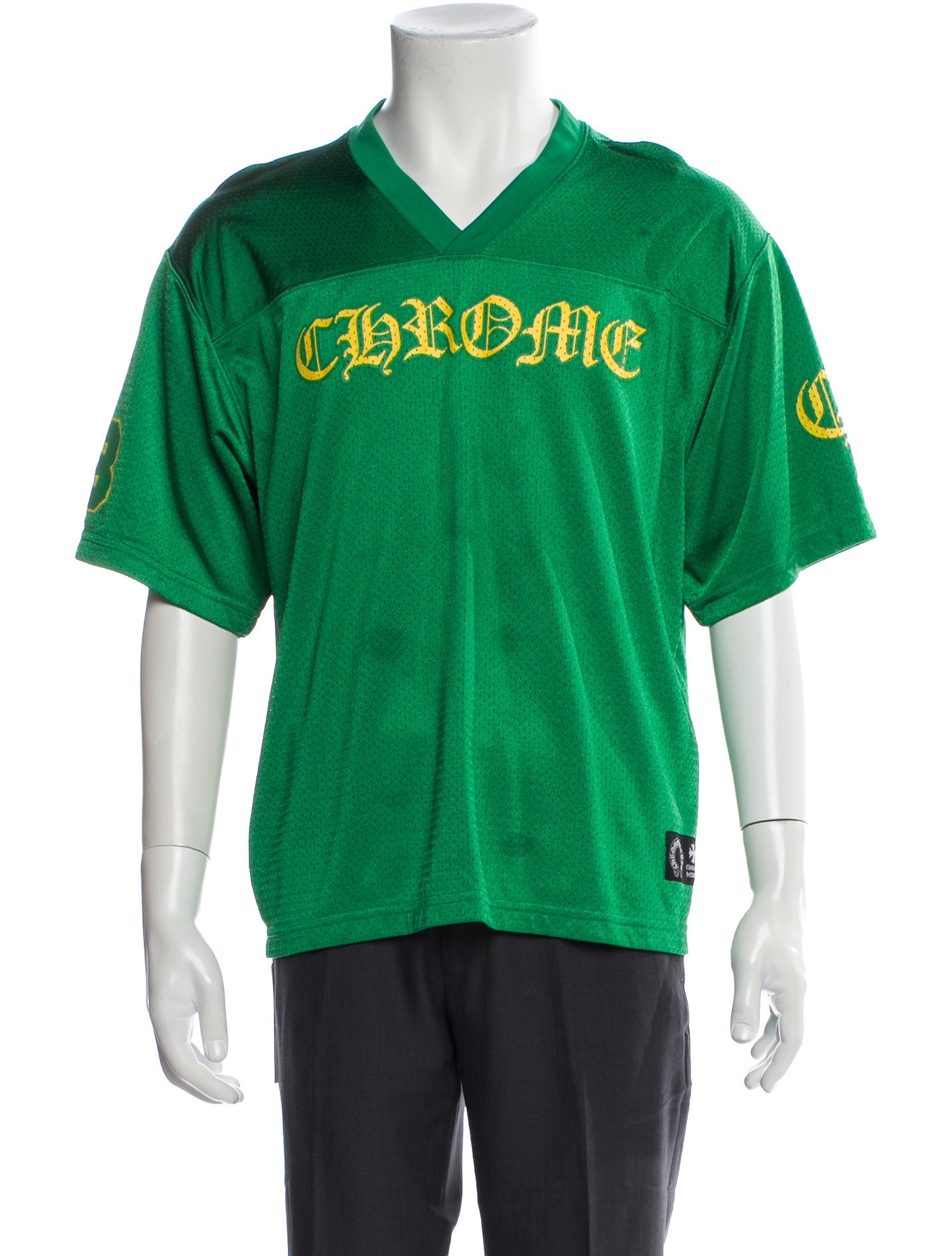 Chrome Hearts Graphic Print V-Neck T-Shirt