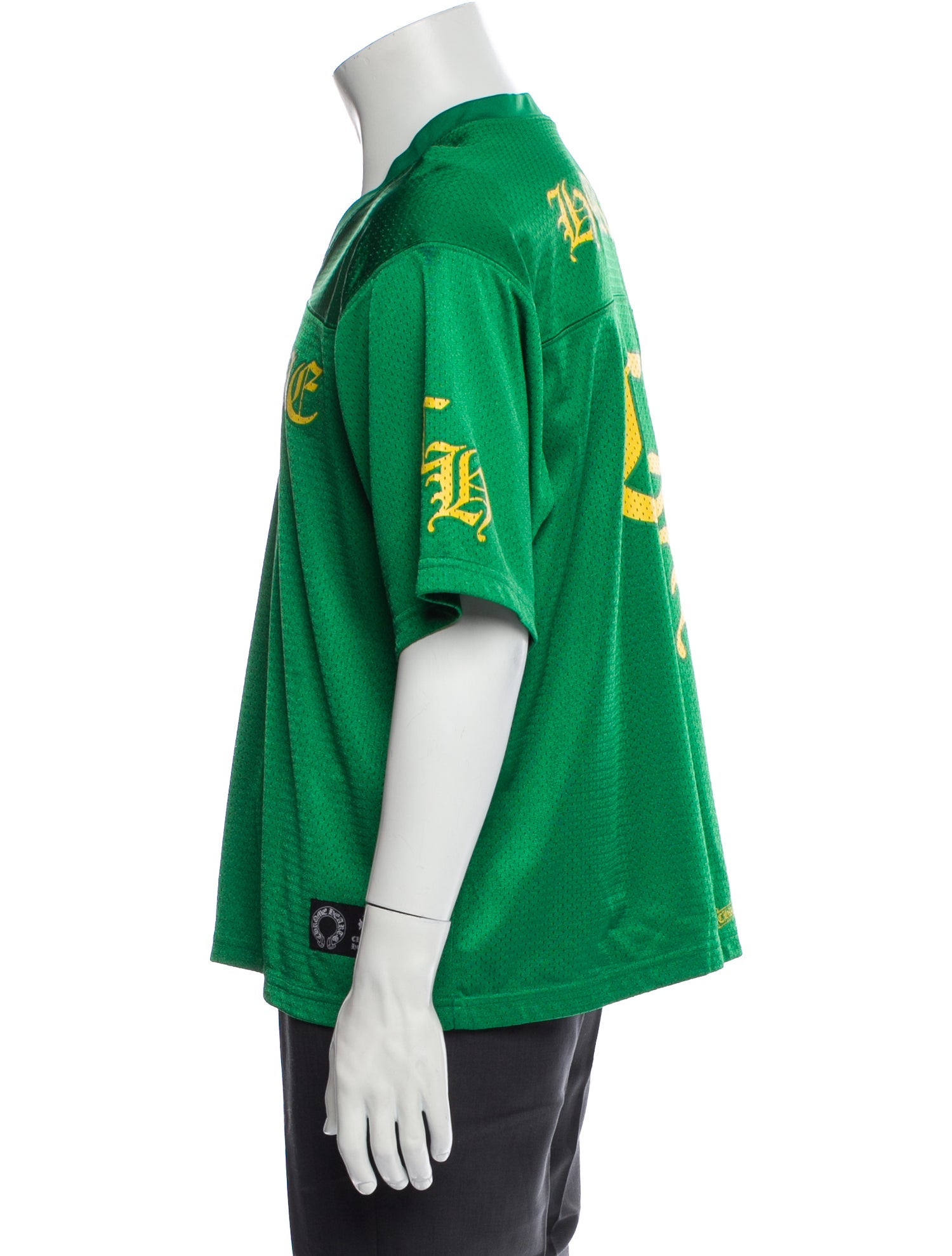 Chrome Hearts Graphic Print V-Neck T-Shirt