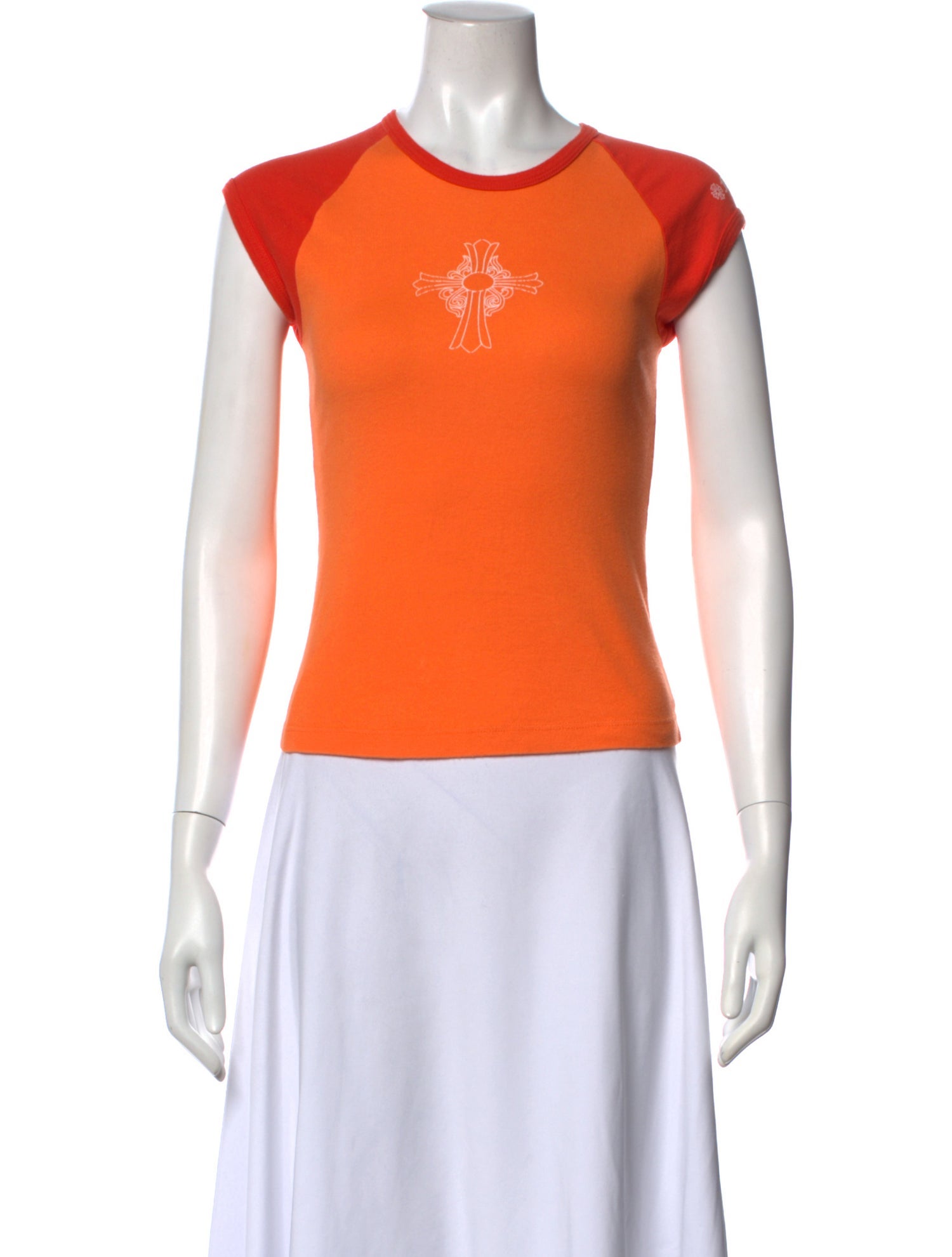 Chrome Hearts Cross Crew Neck T-Shirt