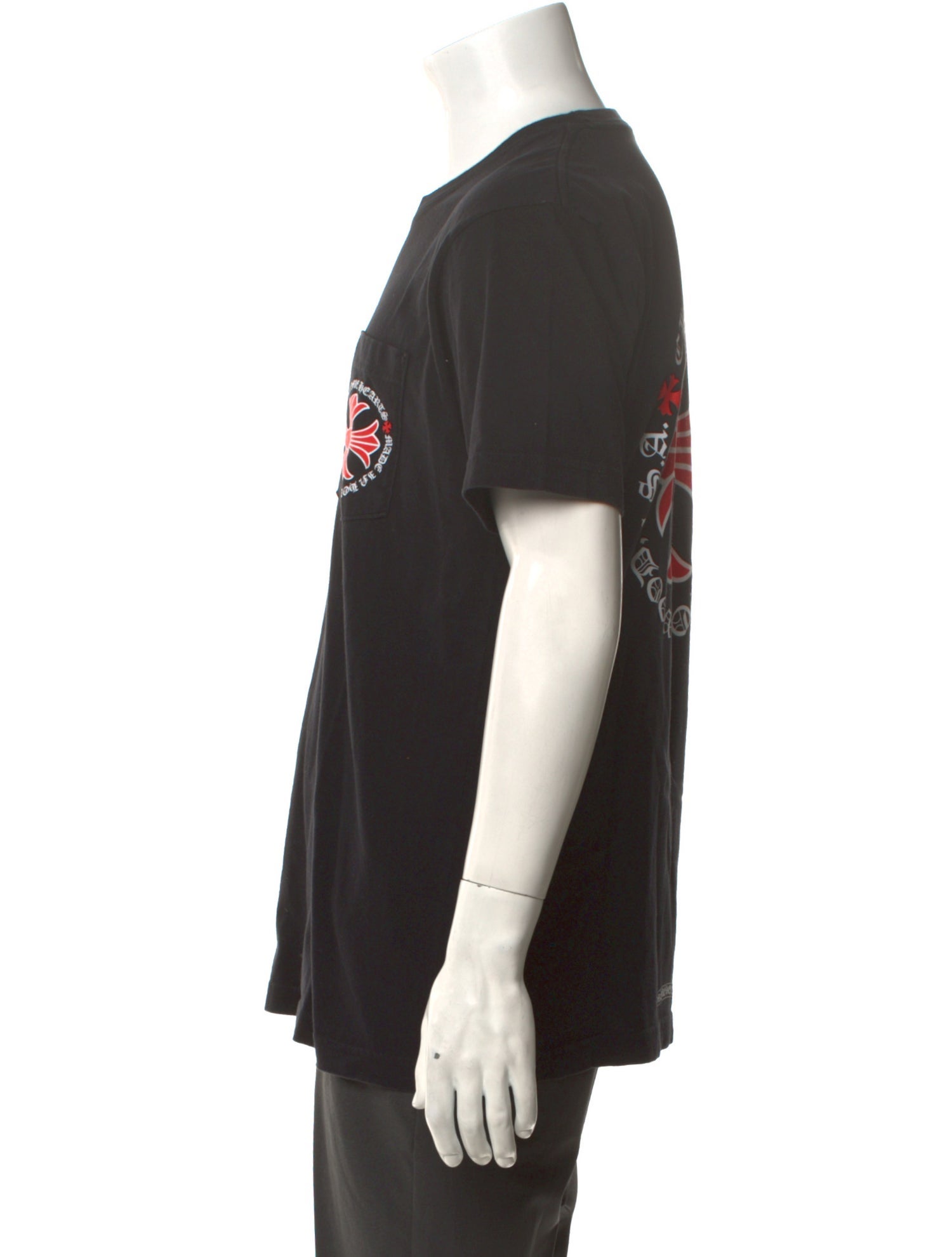 Chrome Hearts Graphic Print Crew Neck T-Shirt