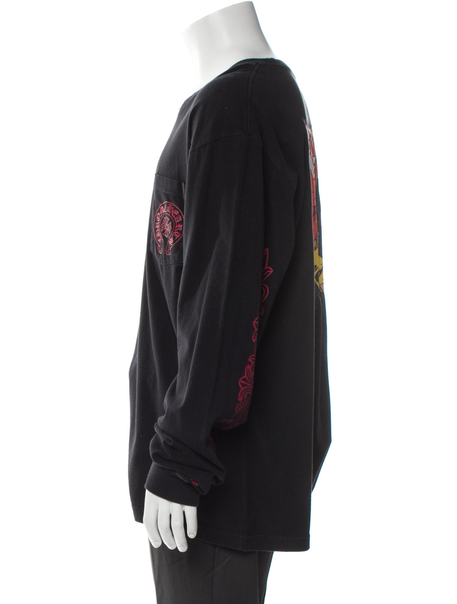 Chrome Hearts x Deadly Doll "Fire of Love" Crew Neck T-Shirt