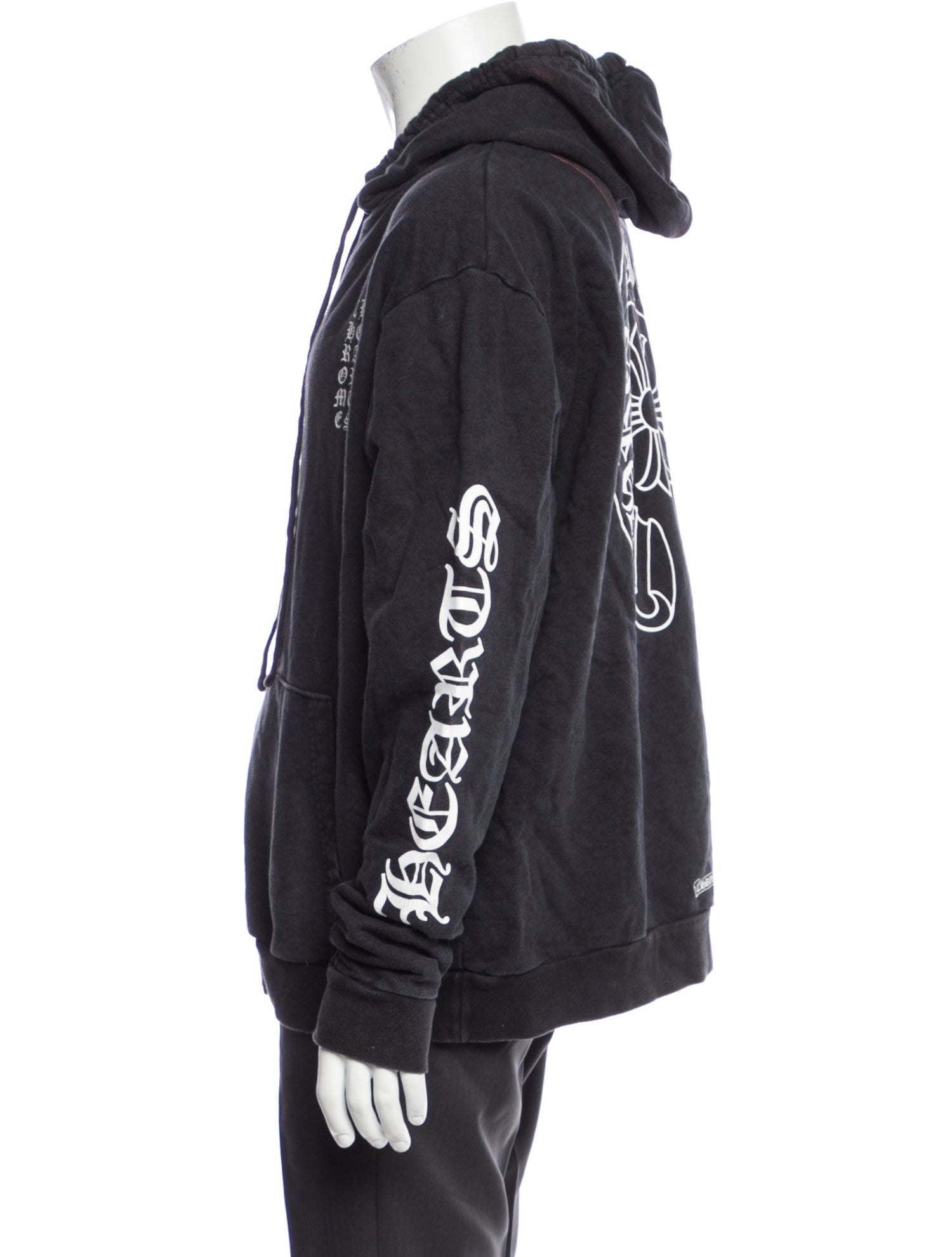Chrome Hearts Signature Logo Tonal Monogram Hoodie
