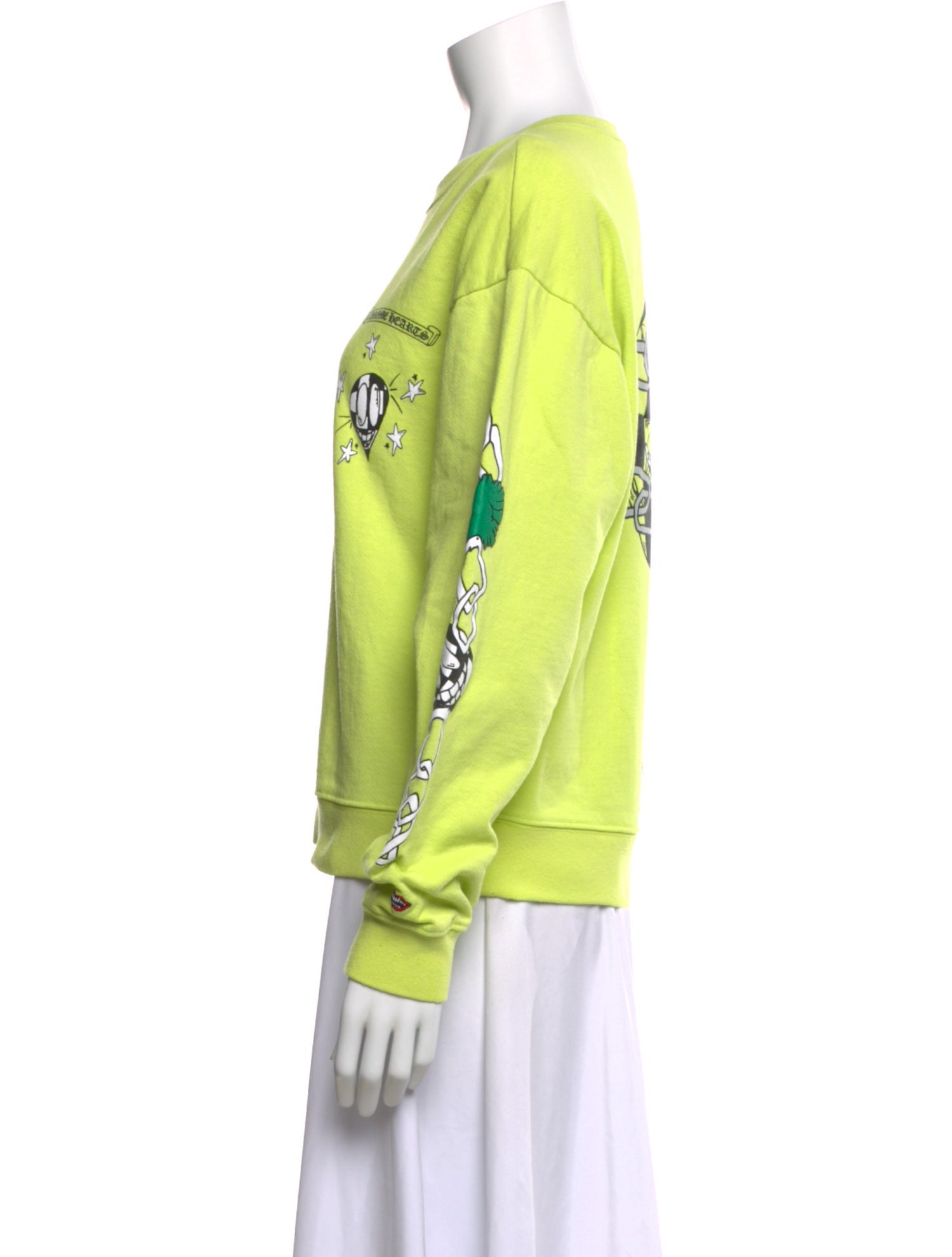 Chrome Hearts x Matty Boy Chain Games Graphic Print Sweatshirt