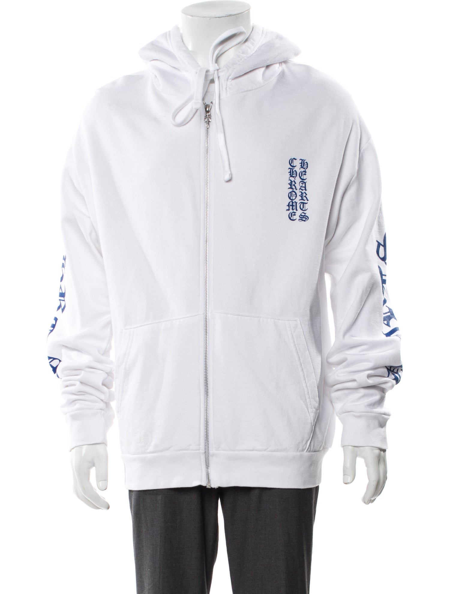 Chrome Hearts Graphic Print Crew Neck Hoodie