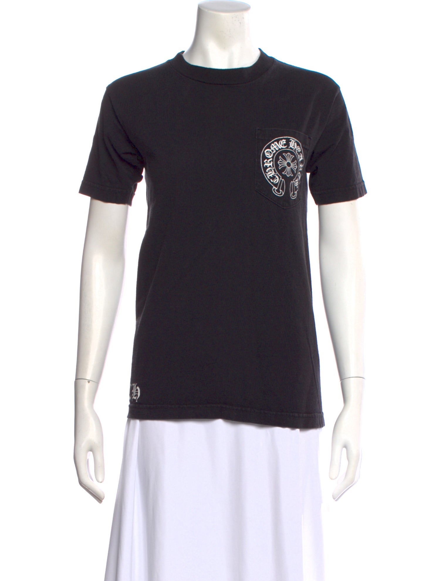 Chrome Hearts Graphic Print Crew Neck T-Shirt