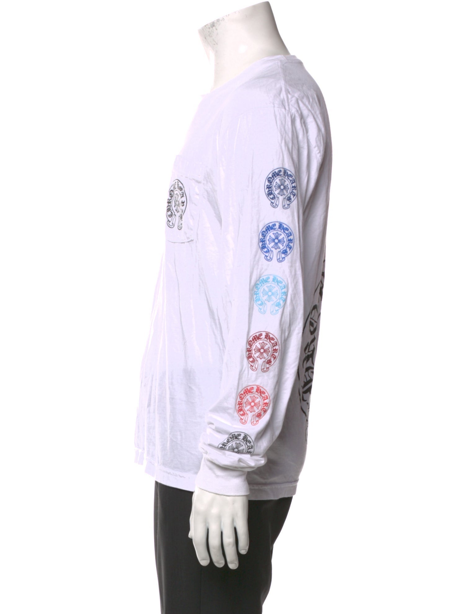 Chrome Hearts Multicolor Horseshoe Graphic Print Pullover