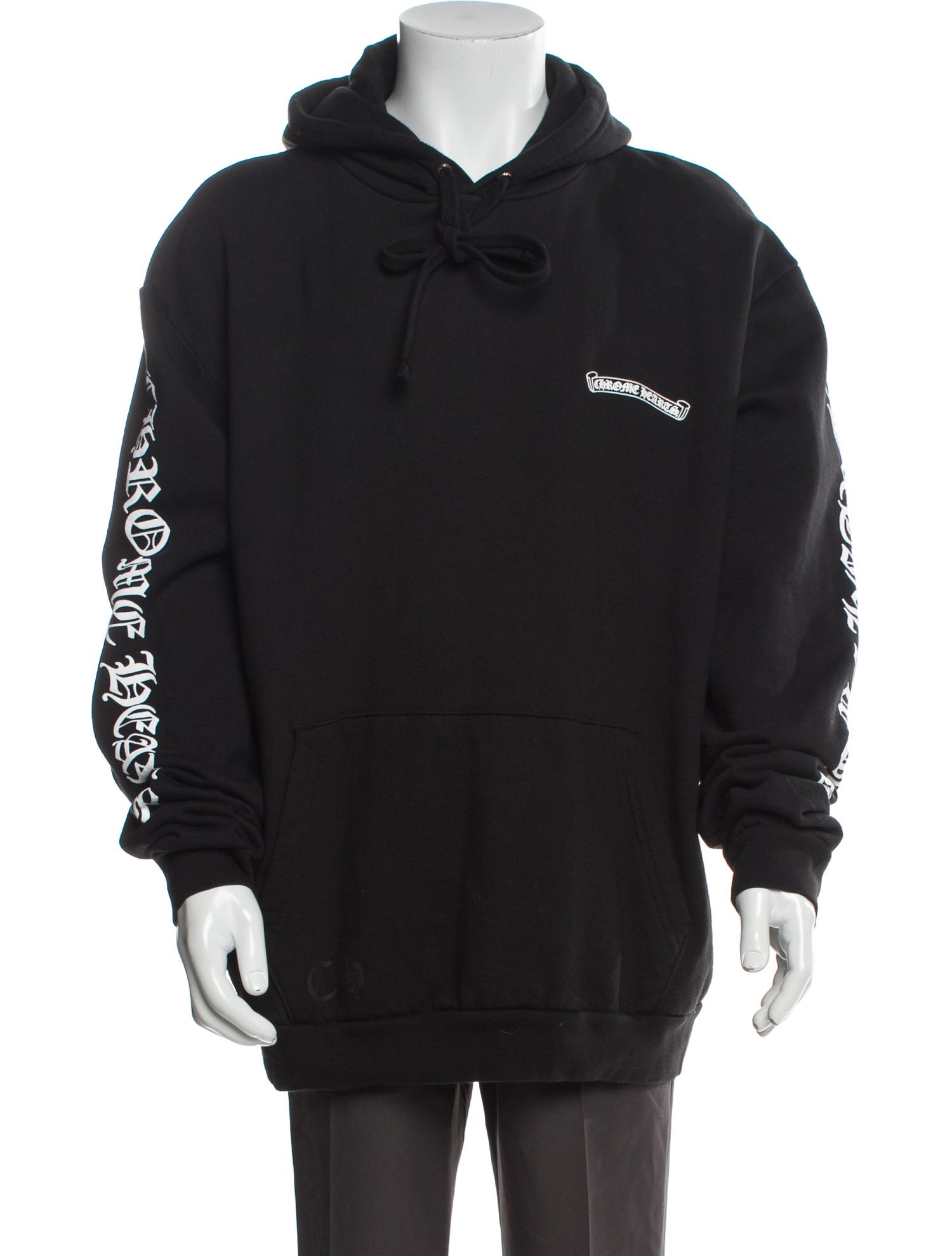 Chrome Hearts Graphic Print Crew Neck Hoodie