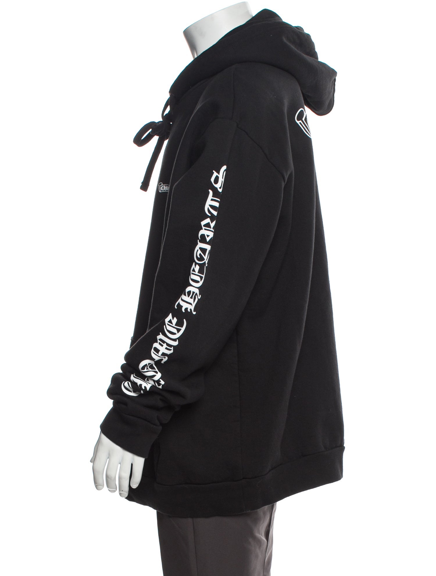 Chrome Hearts Graphic Print Crew Neck Hoodie