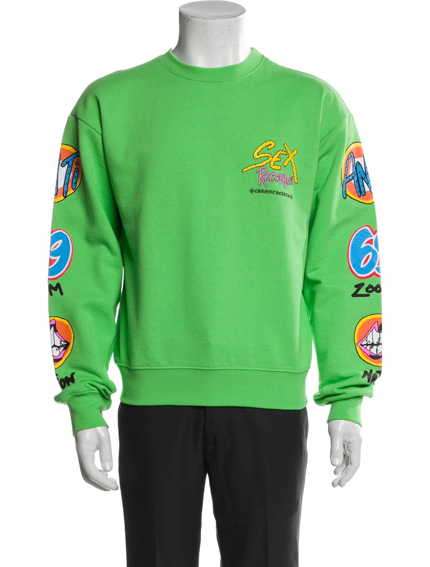 Chrome Hearts x Matty Boy 'Sex Records' Graphic Print Sweatshirt