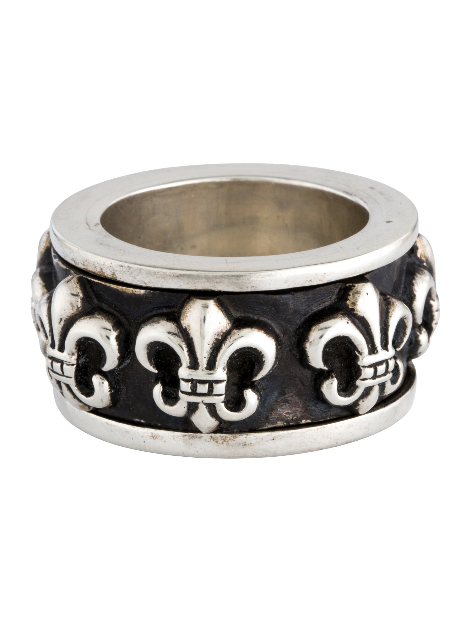 Chrome Hearts Vintage Fleur De Lys Spinner Ring