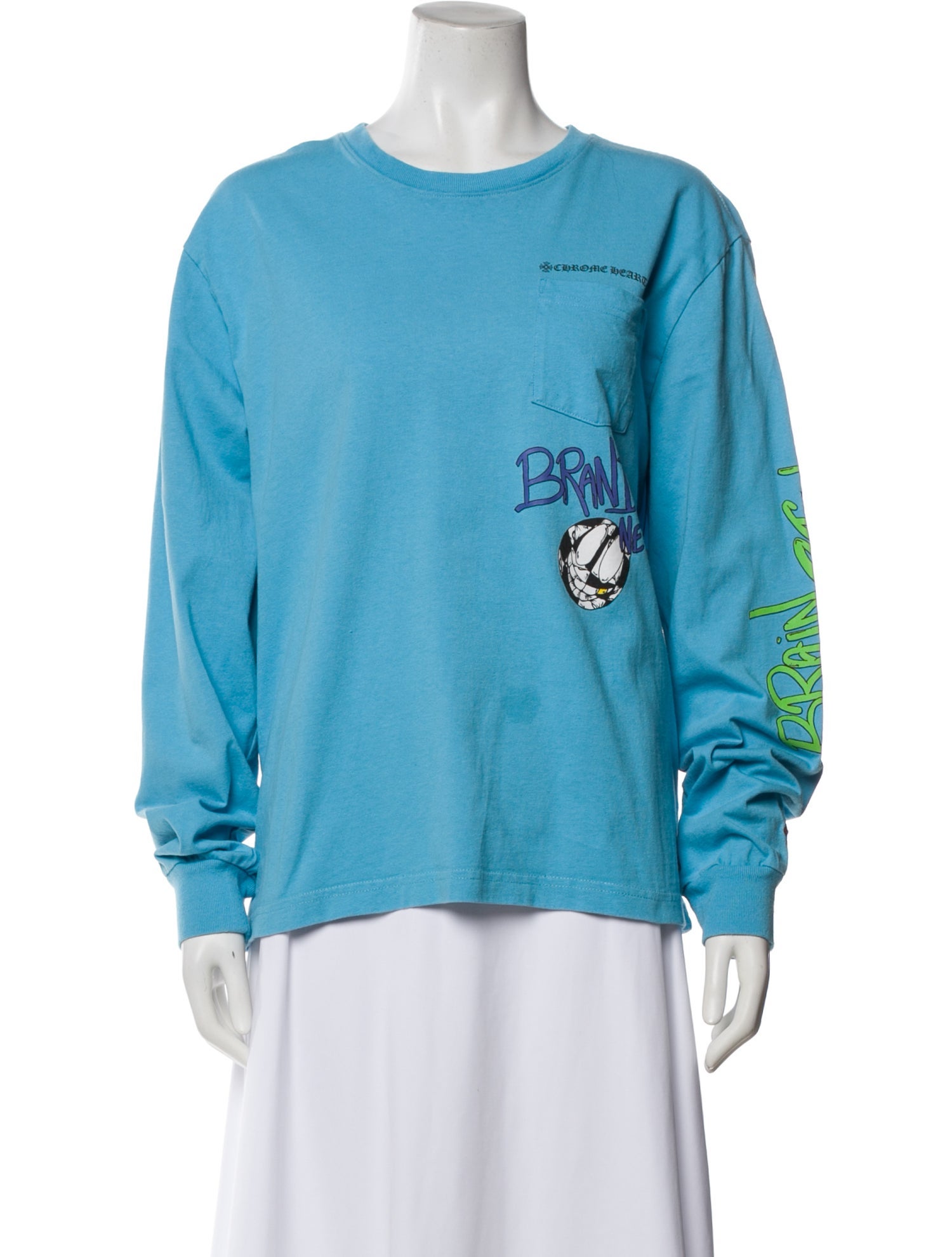 Chrome Hearts Graphic Print Crew Neck T-Shirt