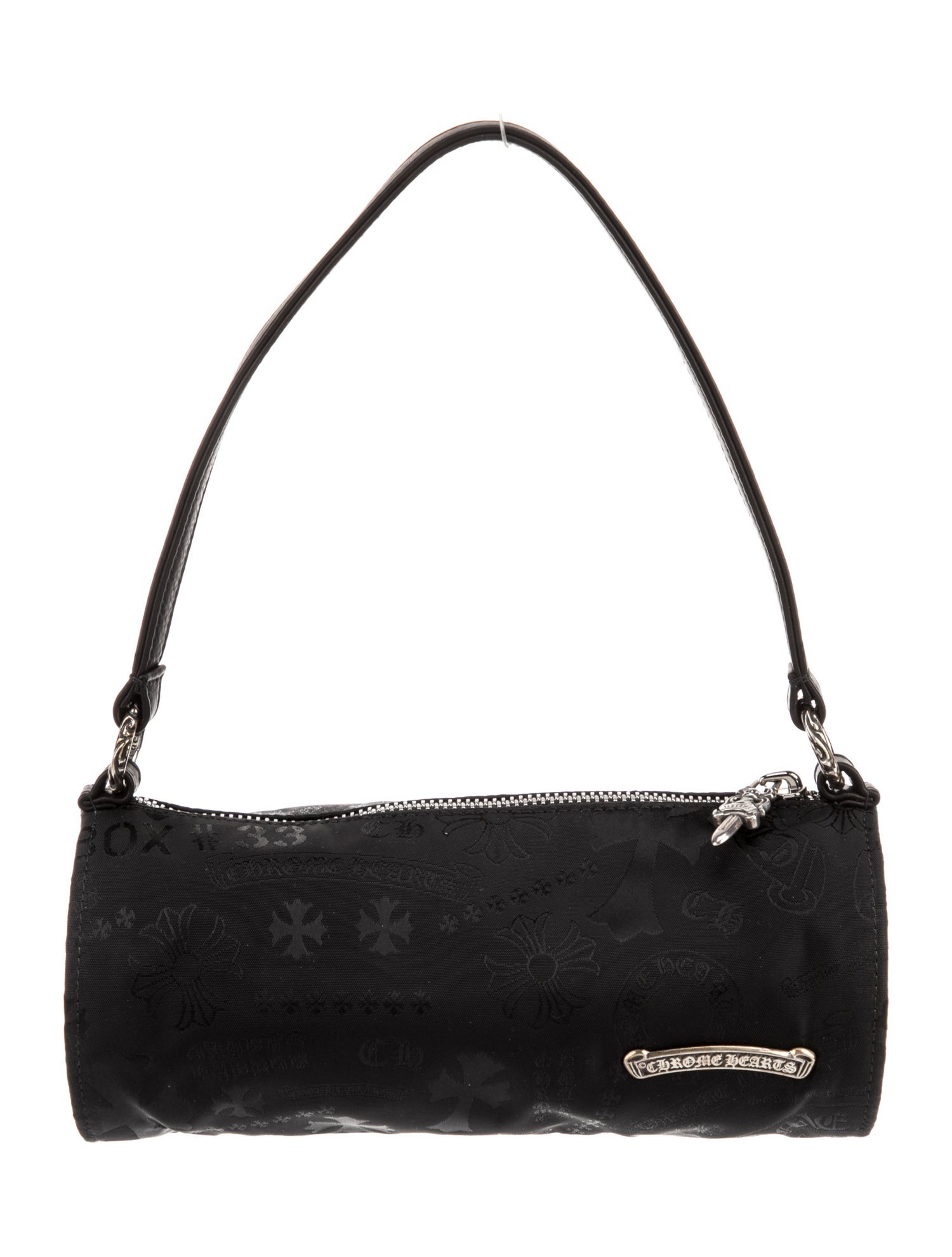 Chrome Hearts Leather Stencil Monogram Cross