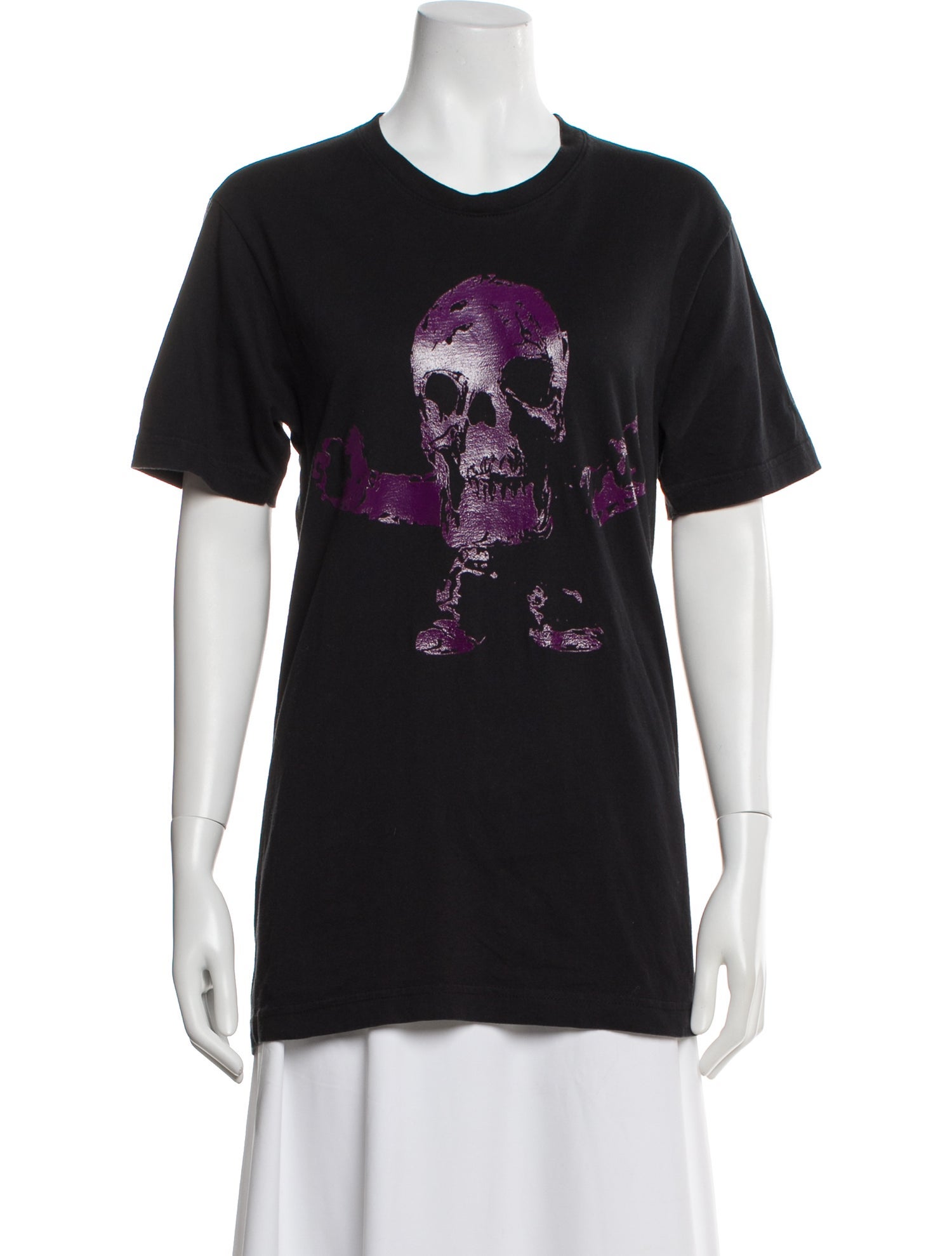 Chrome Hearts Graphic Print V-Neck T-Shirt