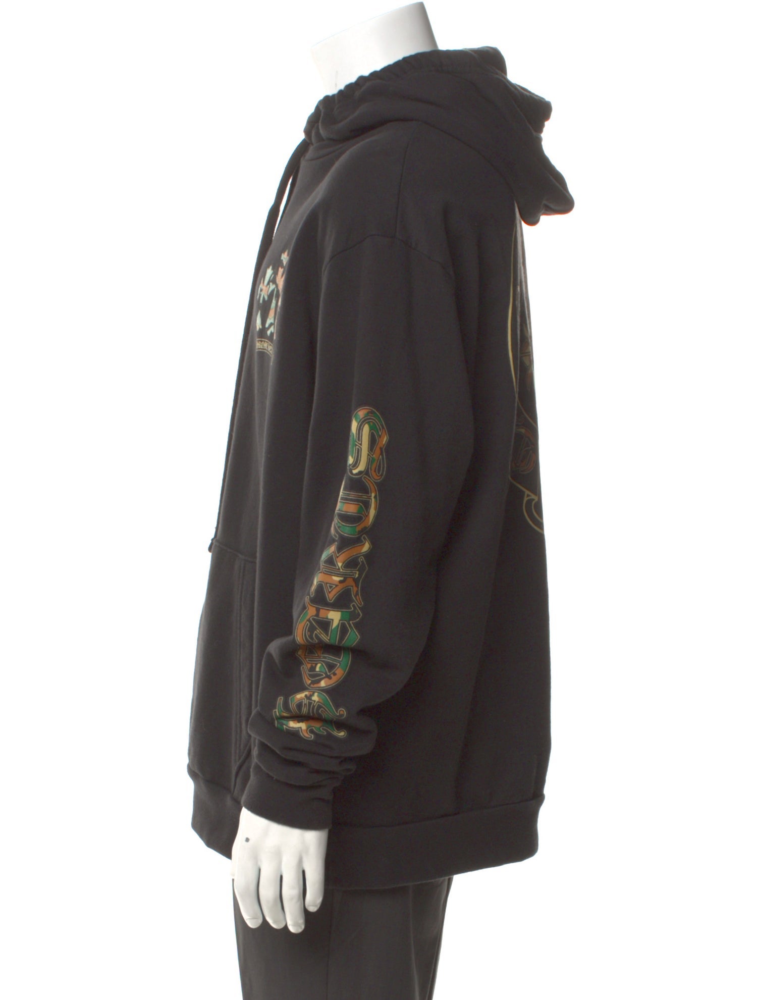 Chrome Hearts Graphic Print Crew Neck Hoodie