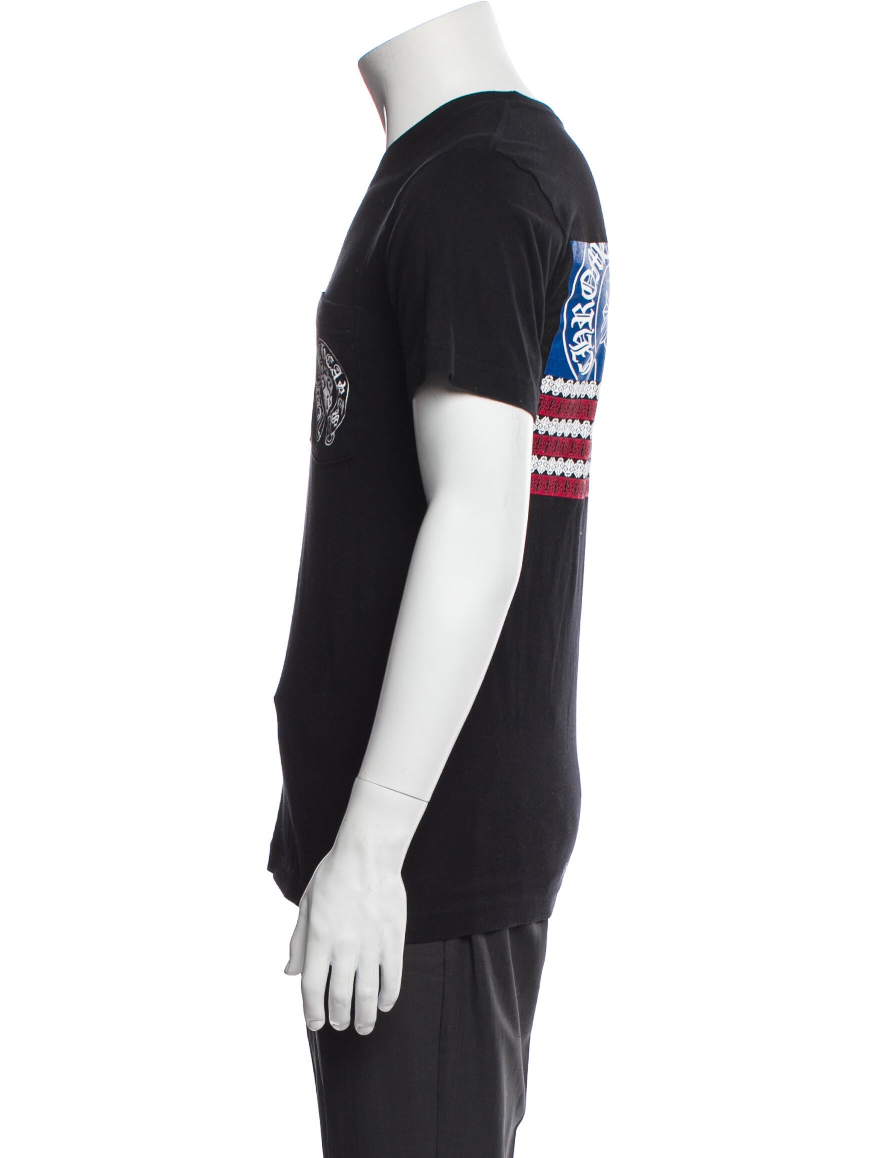 Chrome Hearts Graphic Print Crew Neck T-Shirt