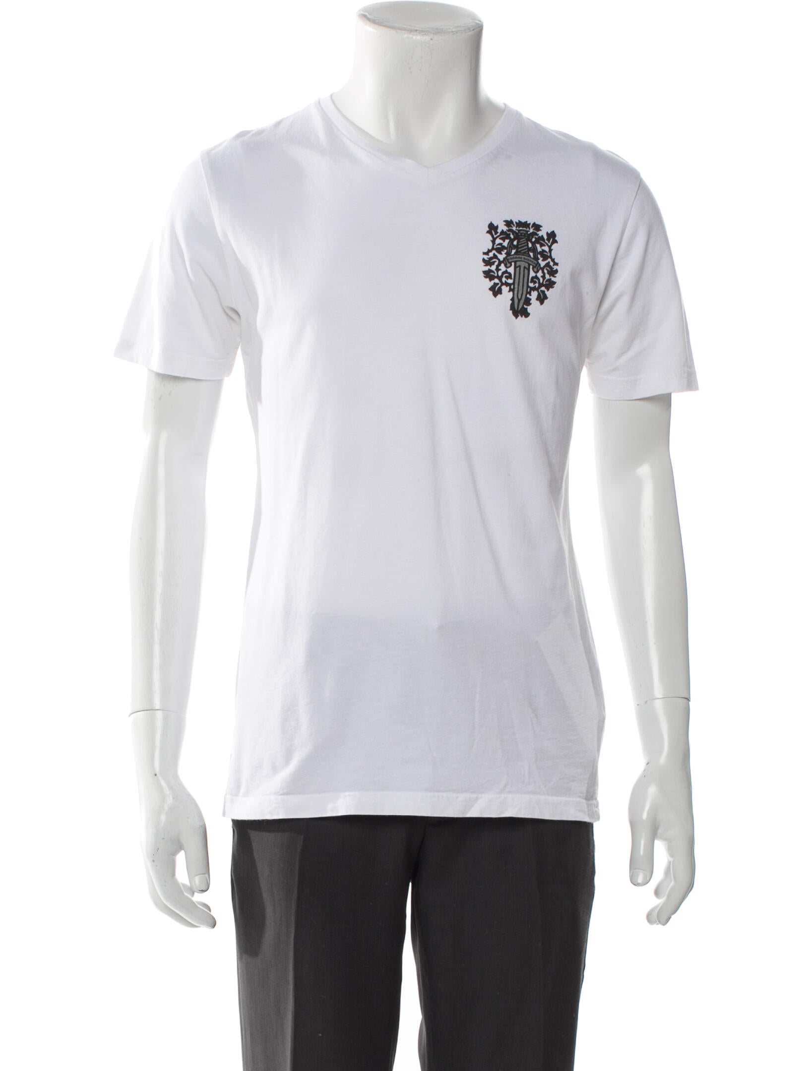 Chrome Hearts Vine Dagger Graphic Print T-Shirt