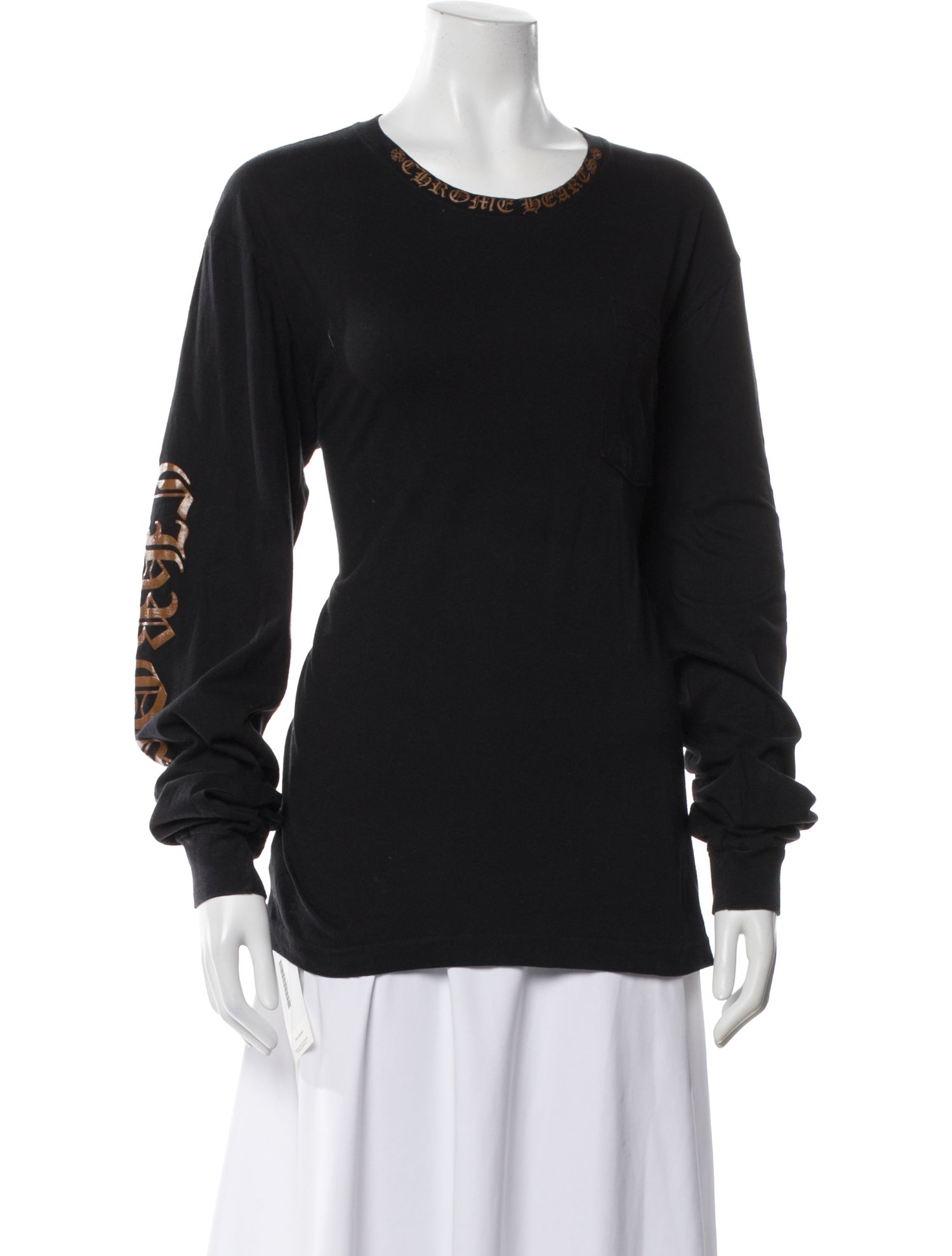 Chrome Hearts Graphic Print Crew Neck T-Shirt