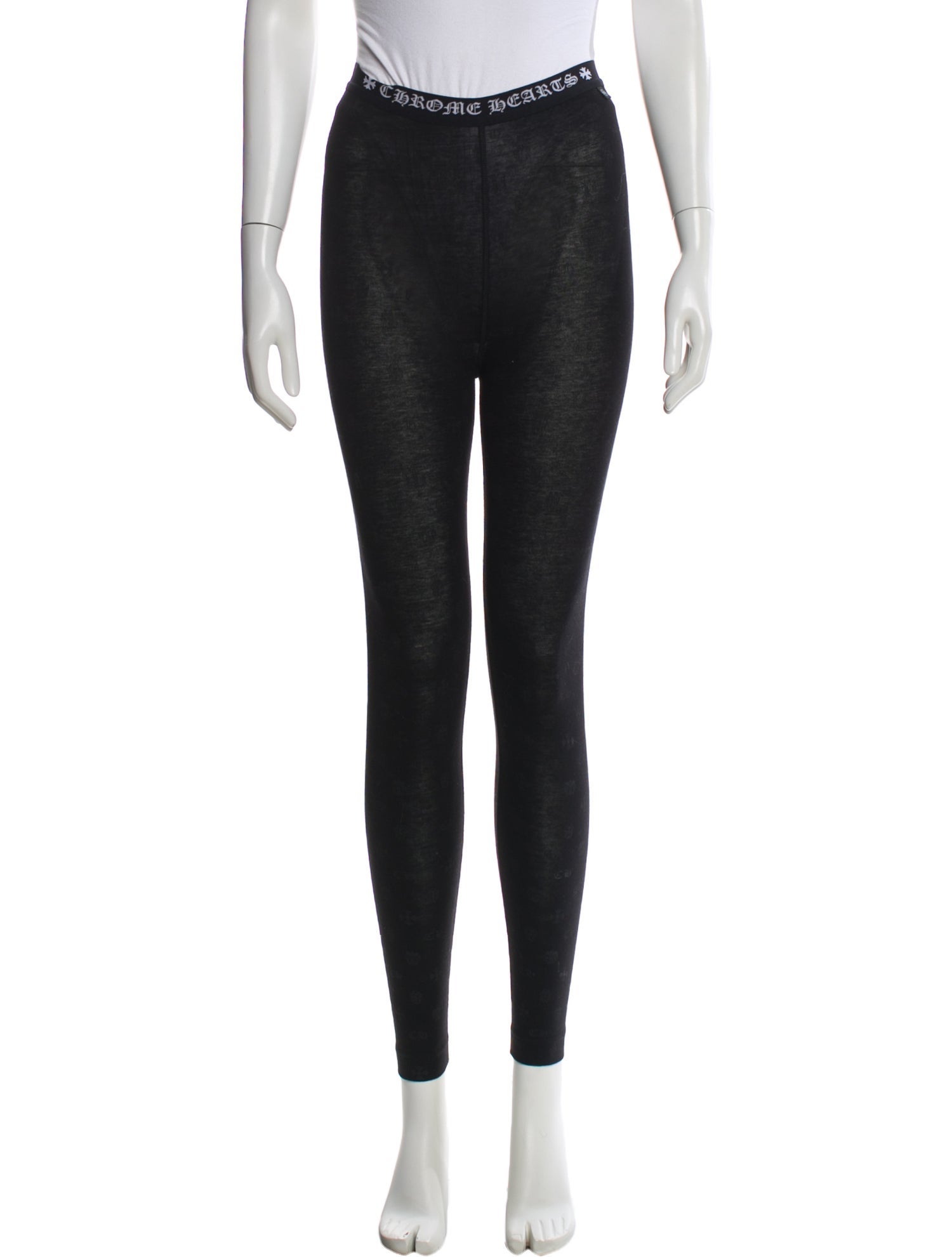 Chrome Hearts Multi-Logo Skinny Leg Pants