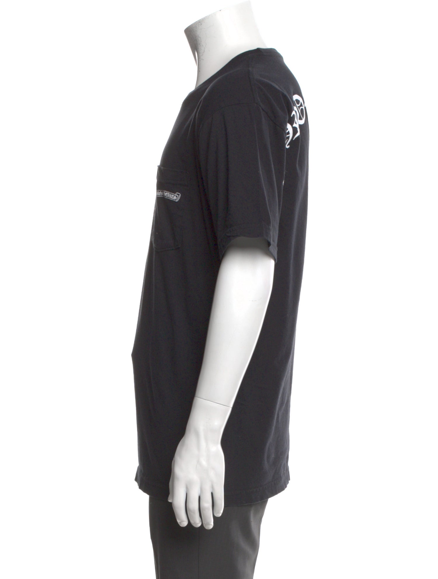 Chrome Hearts Scroll Graphic Print T-Shirt