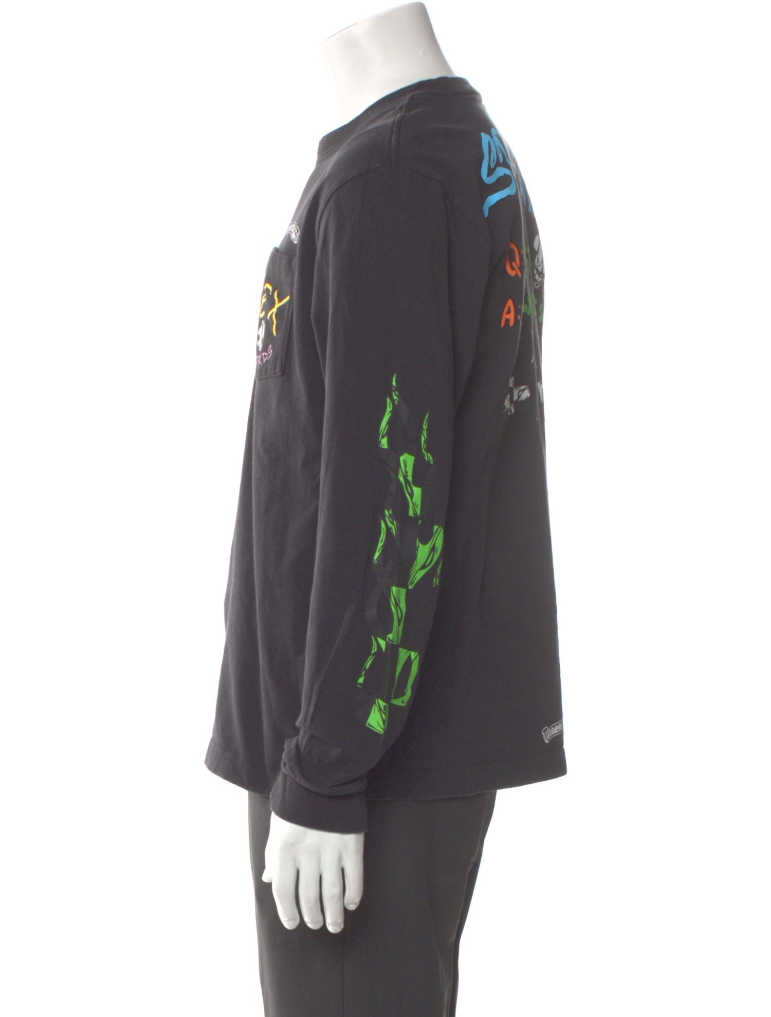 Chrome Hearts Matty Boy Stay Fast Graphic Print T-Shirt