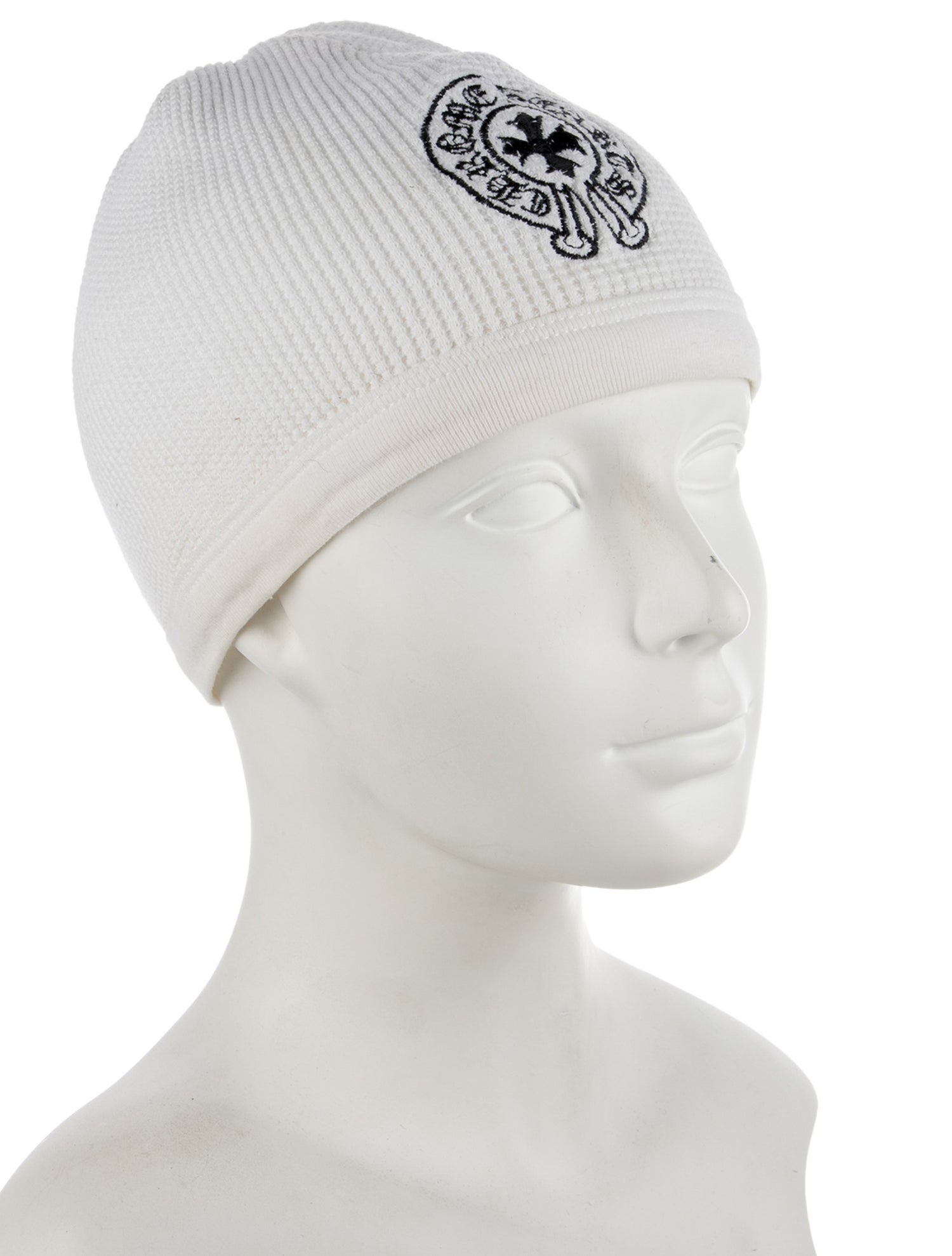 Chrome Hearts Horseshoe Logo Embroidered Thermal Beanie