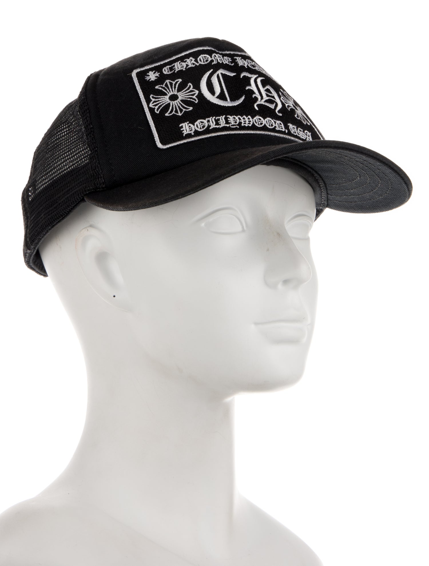 Chrome Hearts CH Logo Trucker Hat