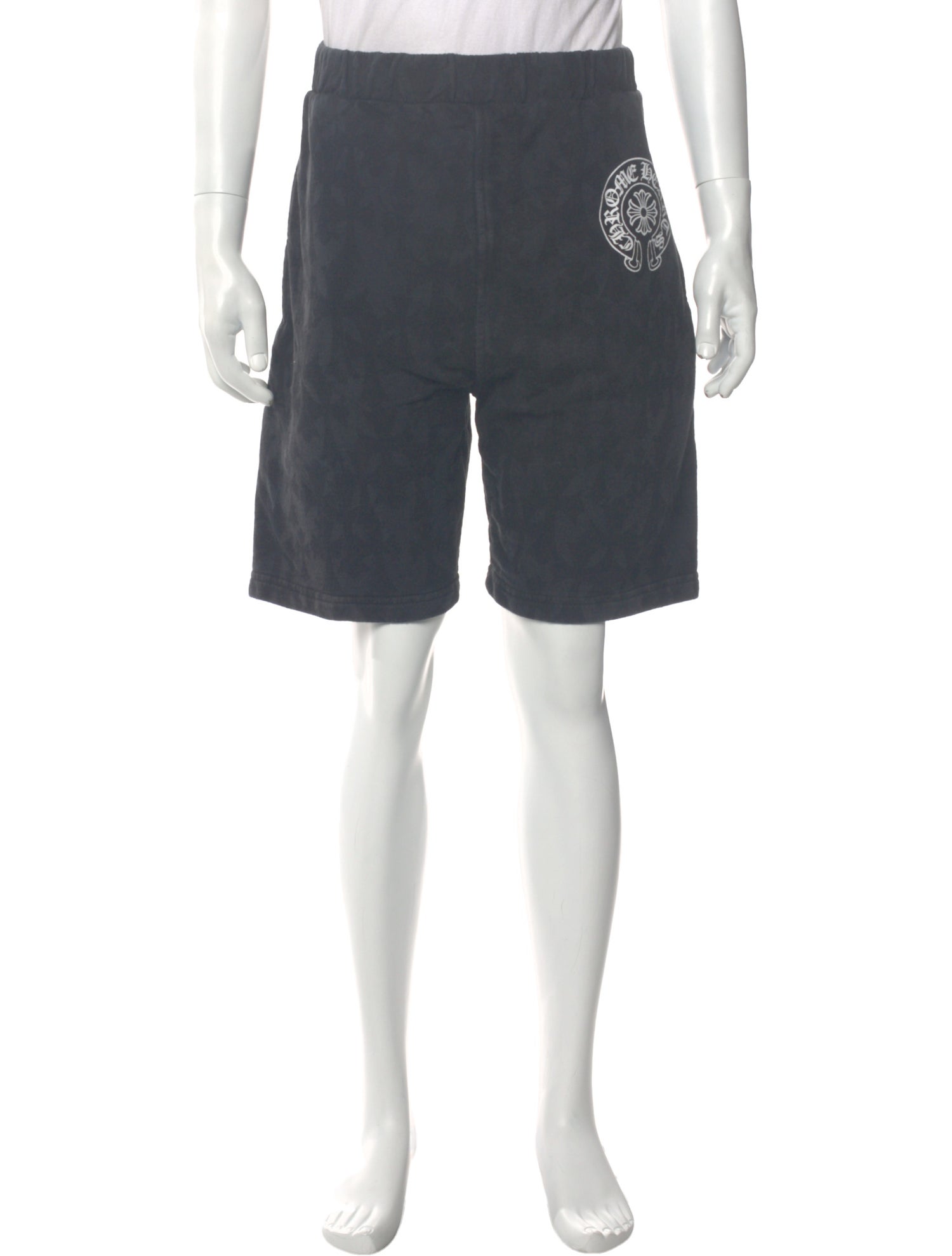 Chrome Hearts Tonal Monogram Athletic Shorts