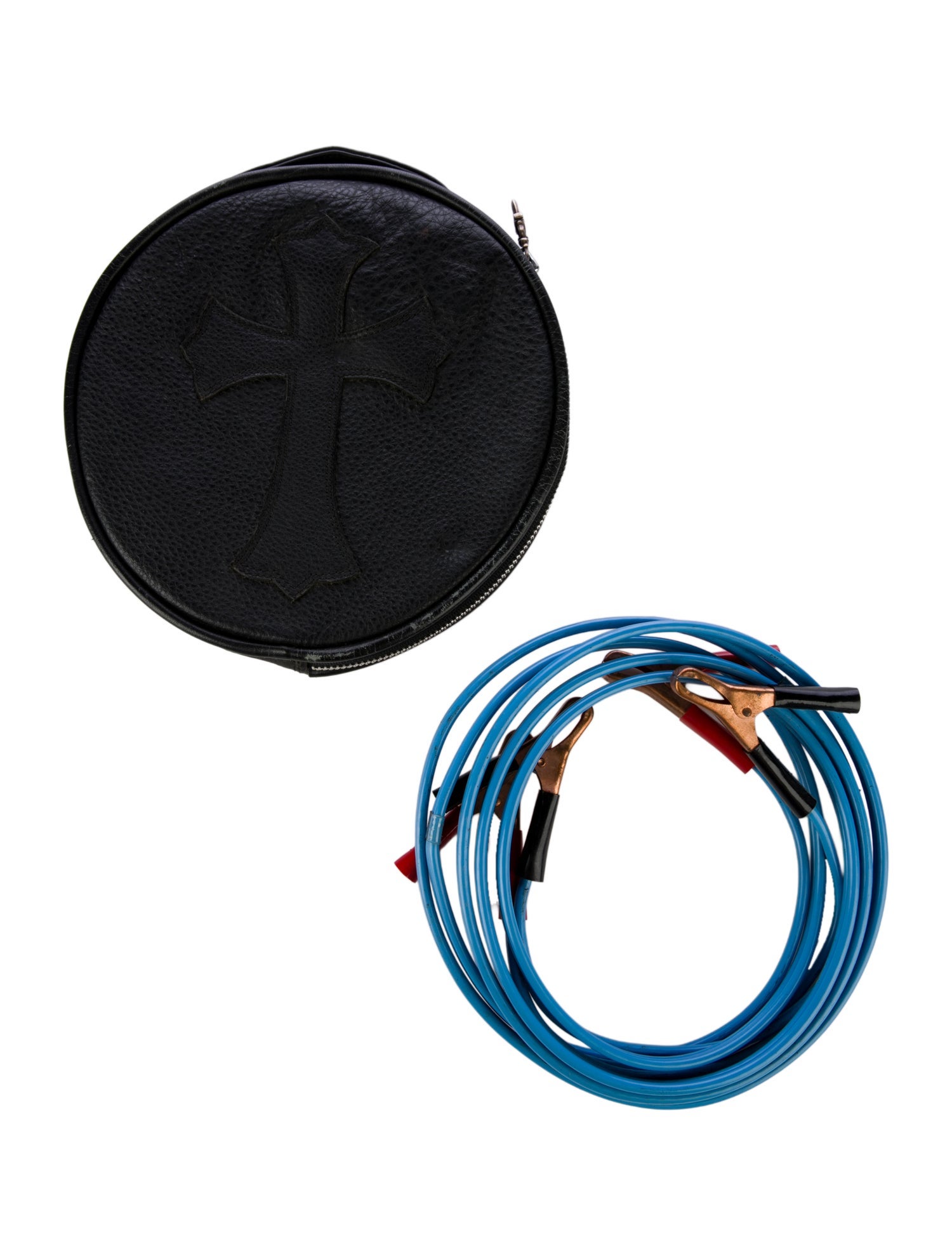 Chrome Hearts Jumper Cables w/ Leather Carrying Case