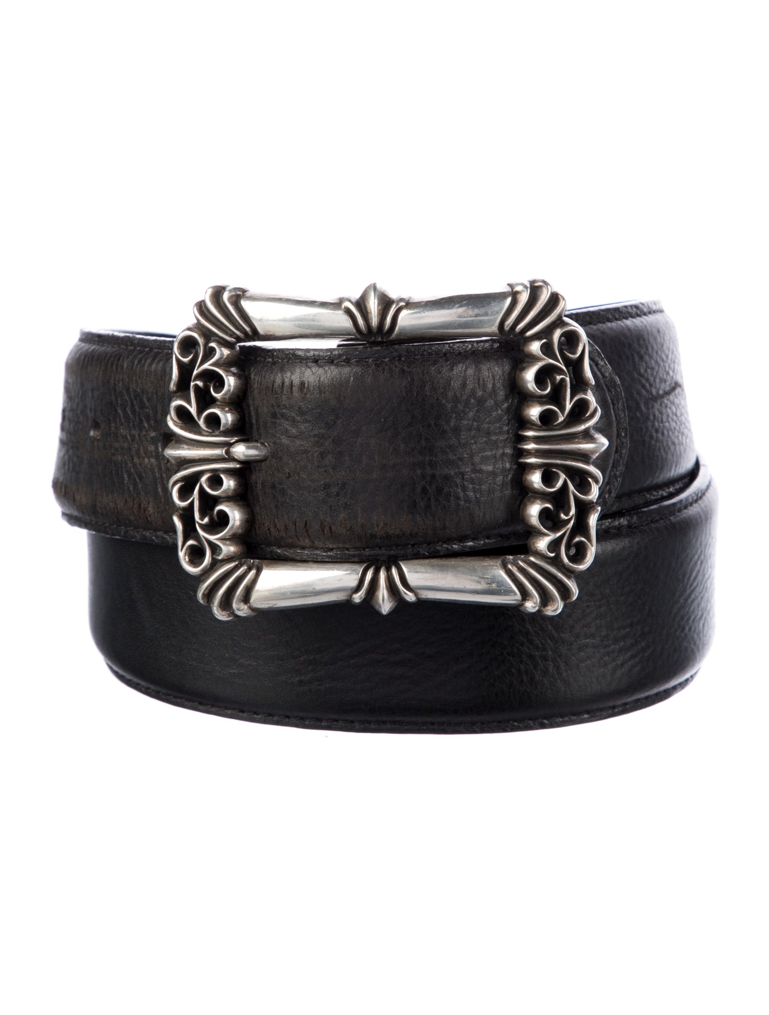 Chrome Hearts Filigree OTJ Leather Belt