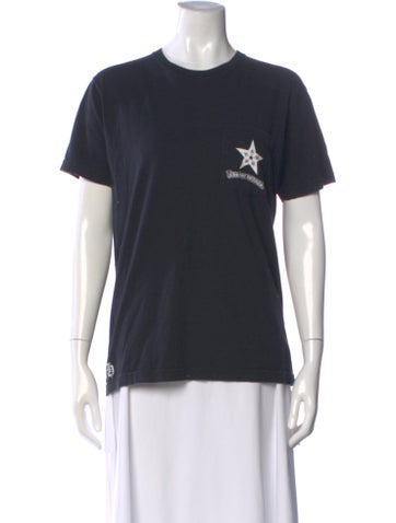 Pre-owned Chrome Hearts Graphic Print Crew Neck T-shirt In Multi