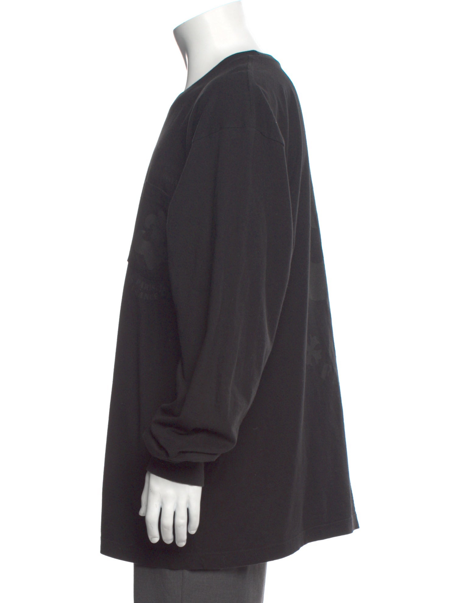 Chrome Hearts Scoop Neck Long Sleeve T-Shirt