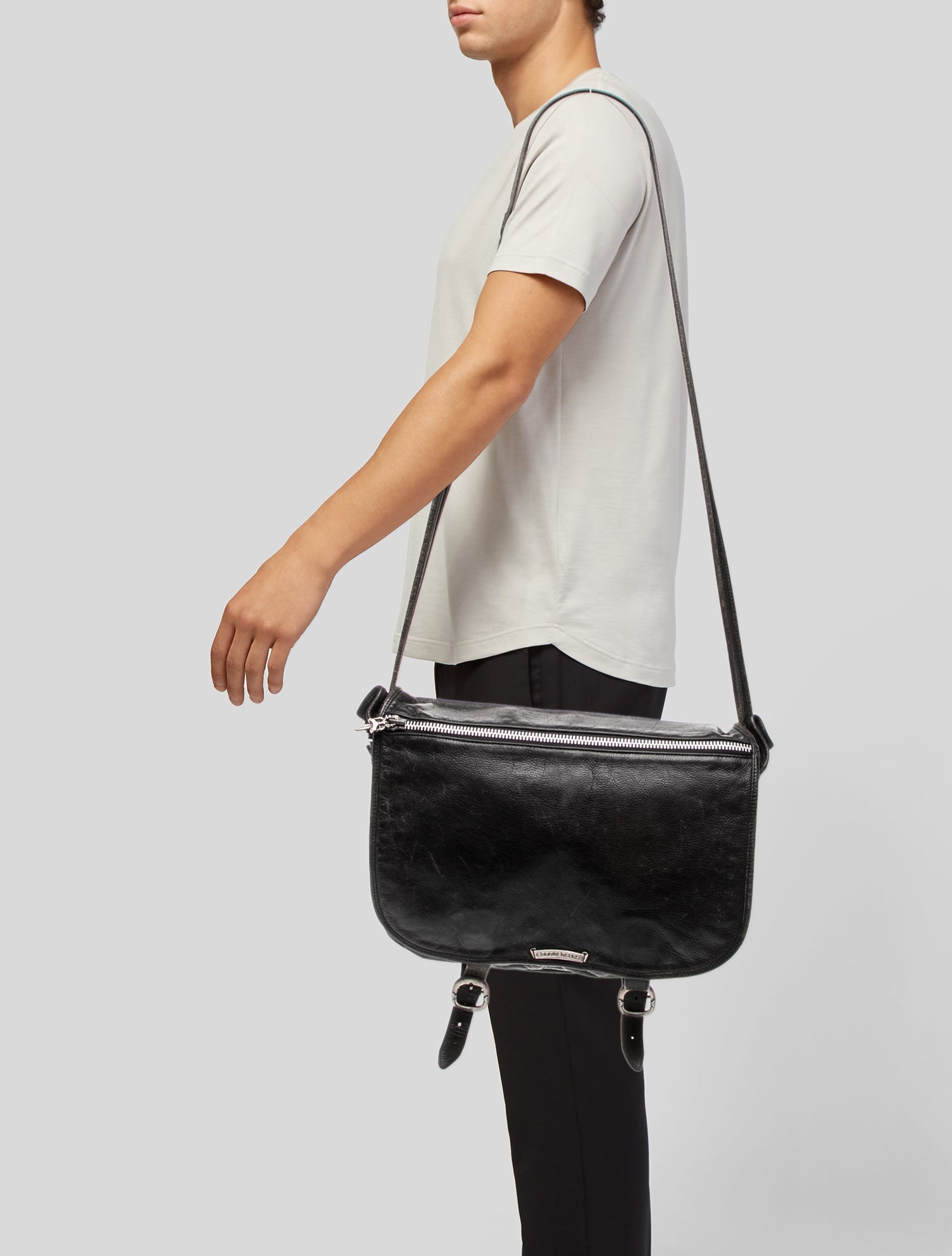 Chrome Hearts Leather Gunslinger Messenger