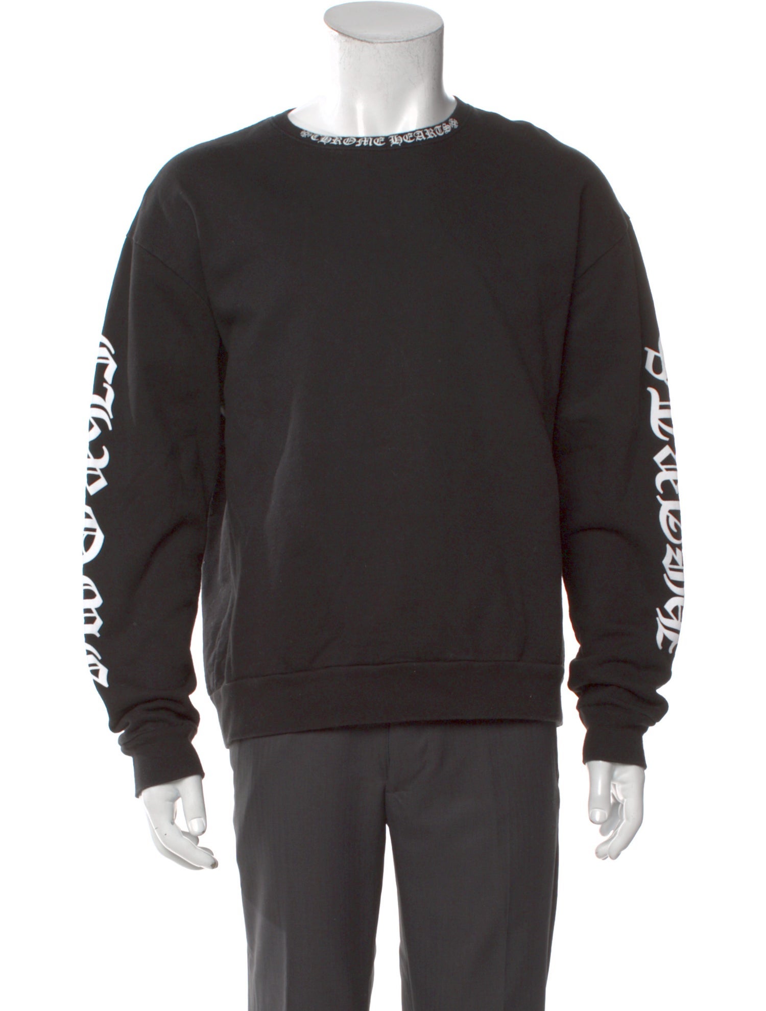 Chrome Hearts Graphic Print Crew Neck Sweatshirt