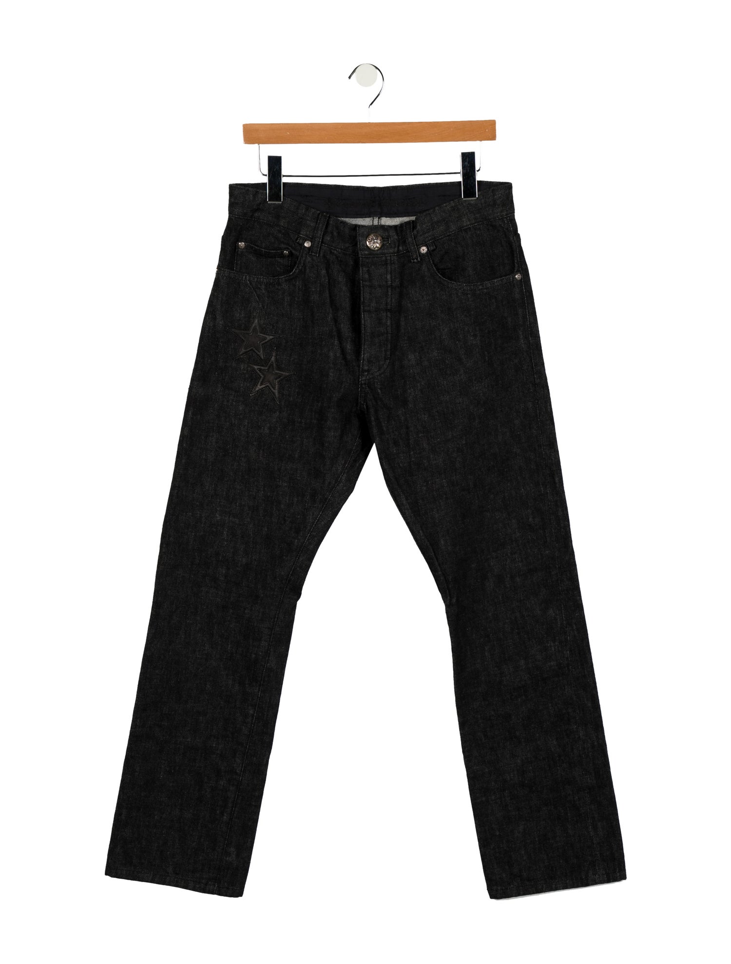 Chrome Hearts Star Patch Skinny Jeans