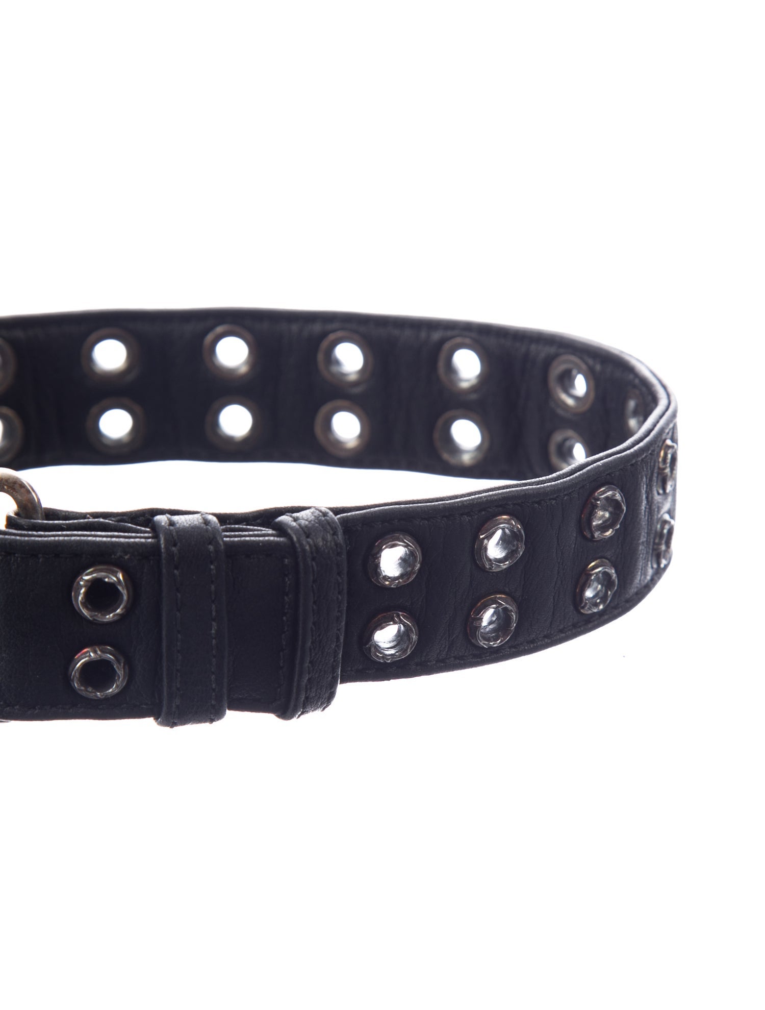 Chrome Hearts Leather Dog Collar