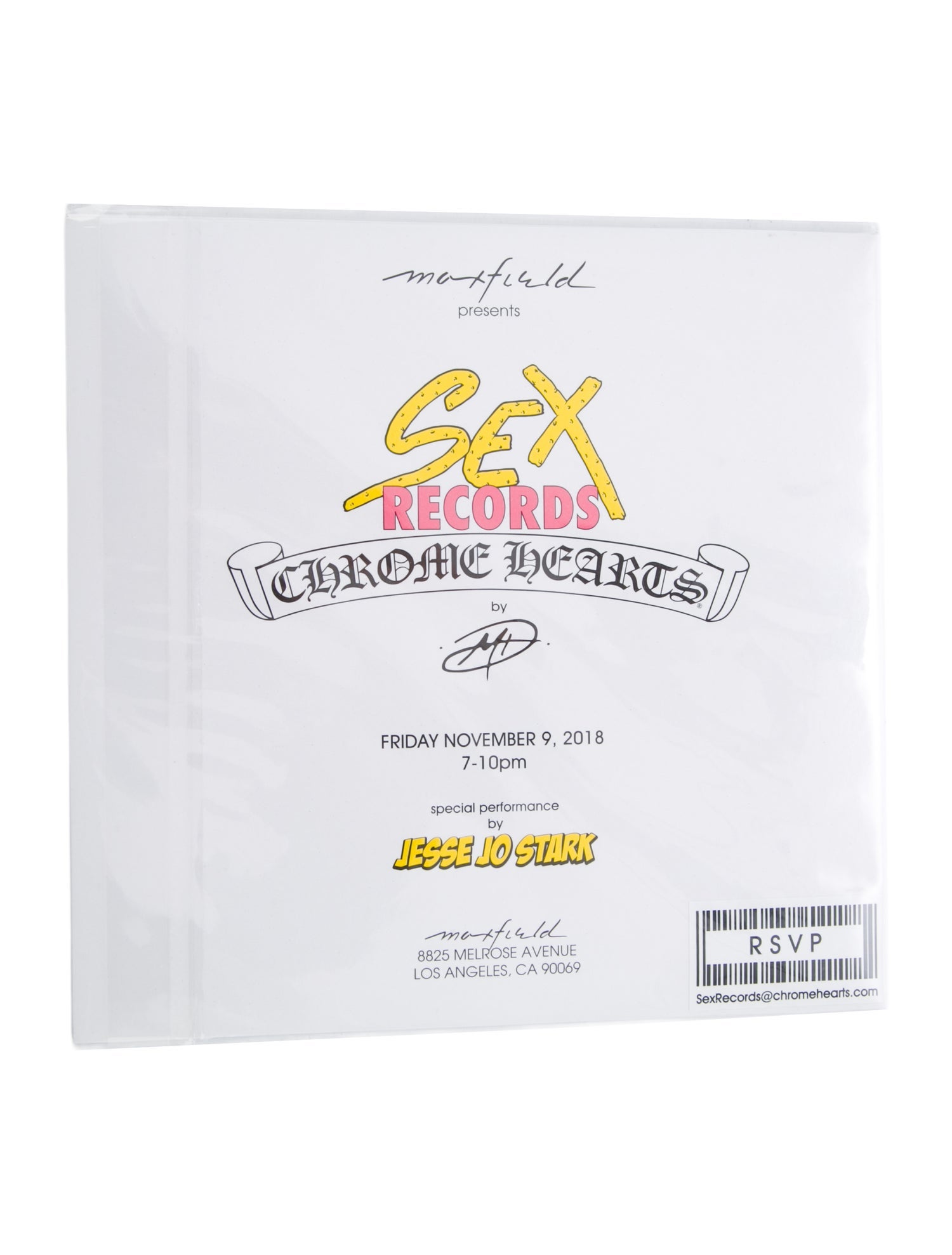 Chrome Hearts x Matty Boy Sex Records Vinyl