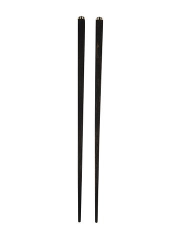 Pre-owned Chrome Hearts Ebony Wood Chopsticks In Multi