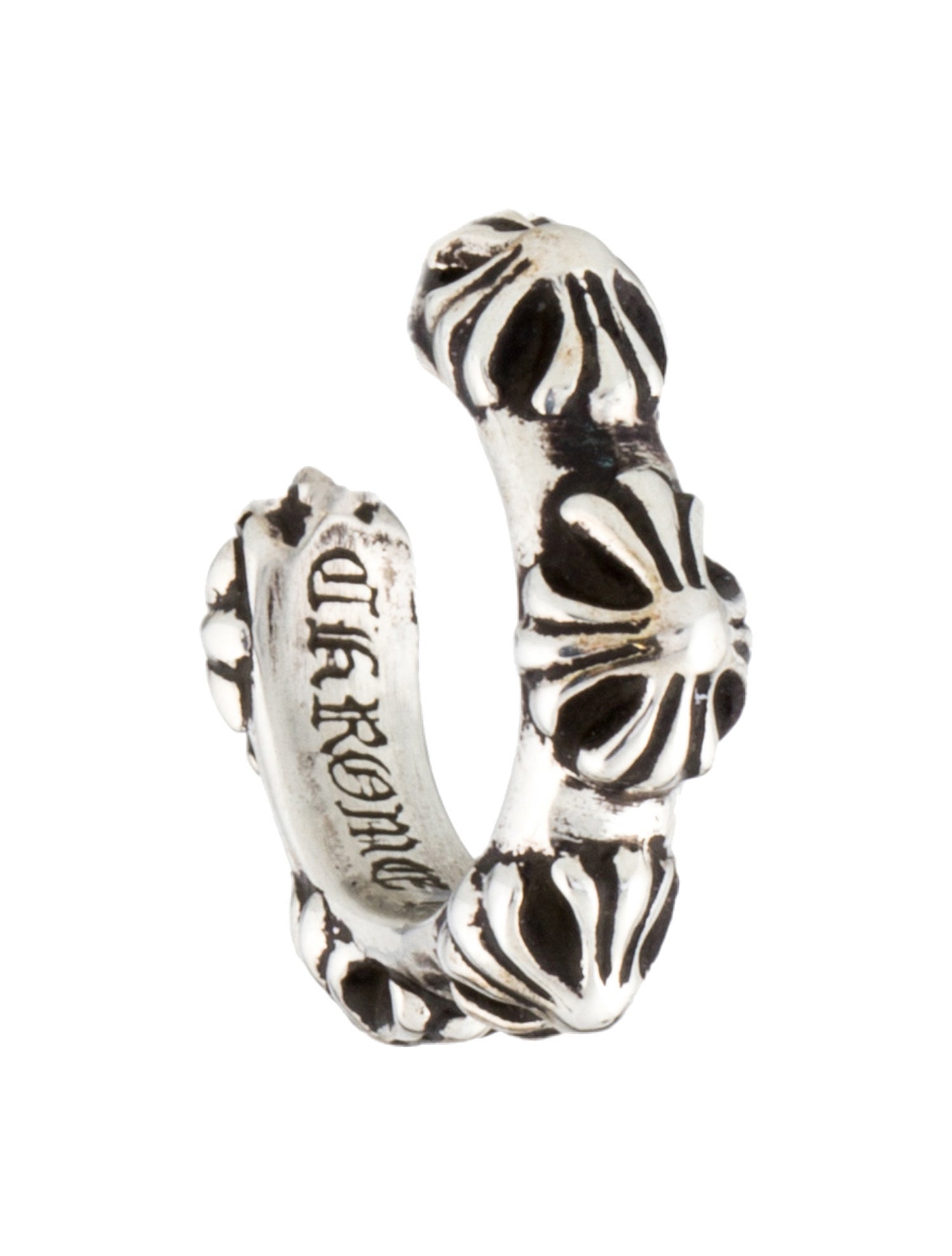 Chrome Hearts Vintage Maltese Cross Single Hoop Earring